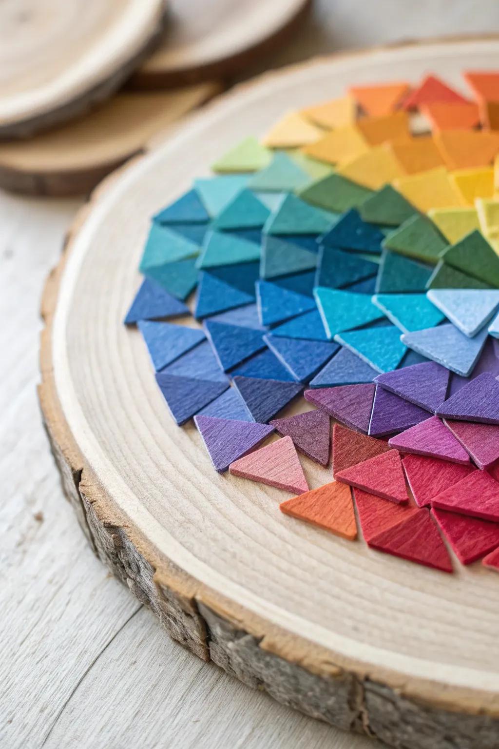 Transform leftover paint chips into stunning eco-friendly confetti that adds a pop of color to any occasion!