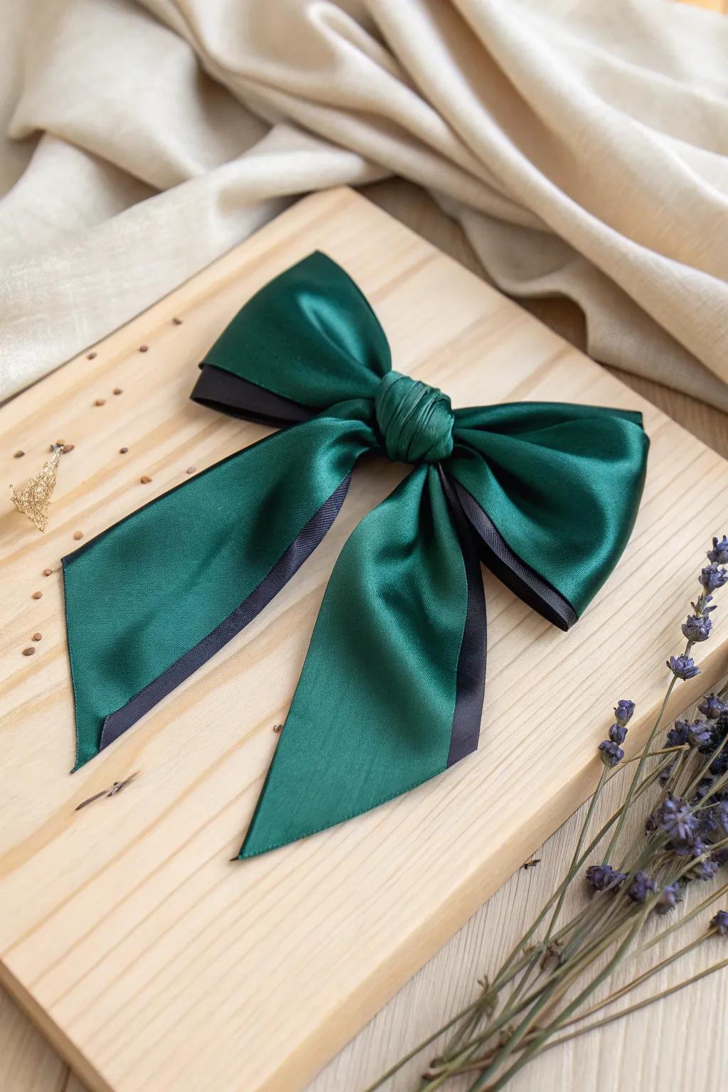 Elevate your gift wrapping with this stunning double loop bow, where minimalist elegance meets boho flair.
