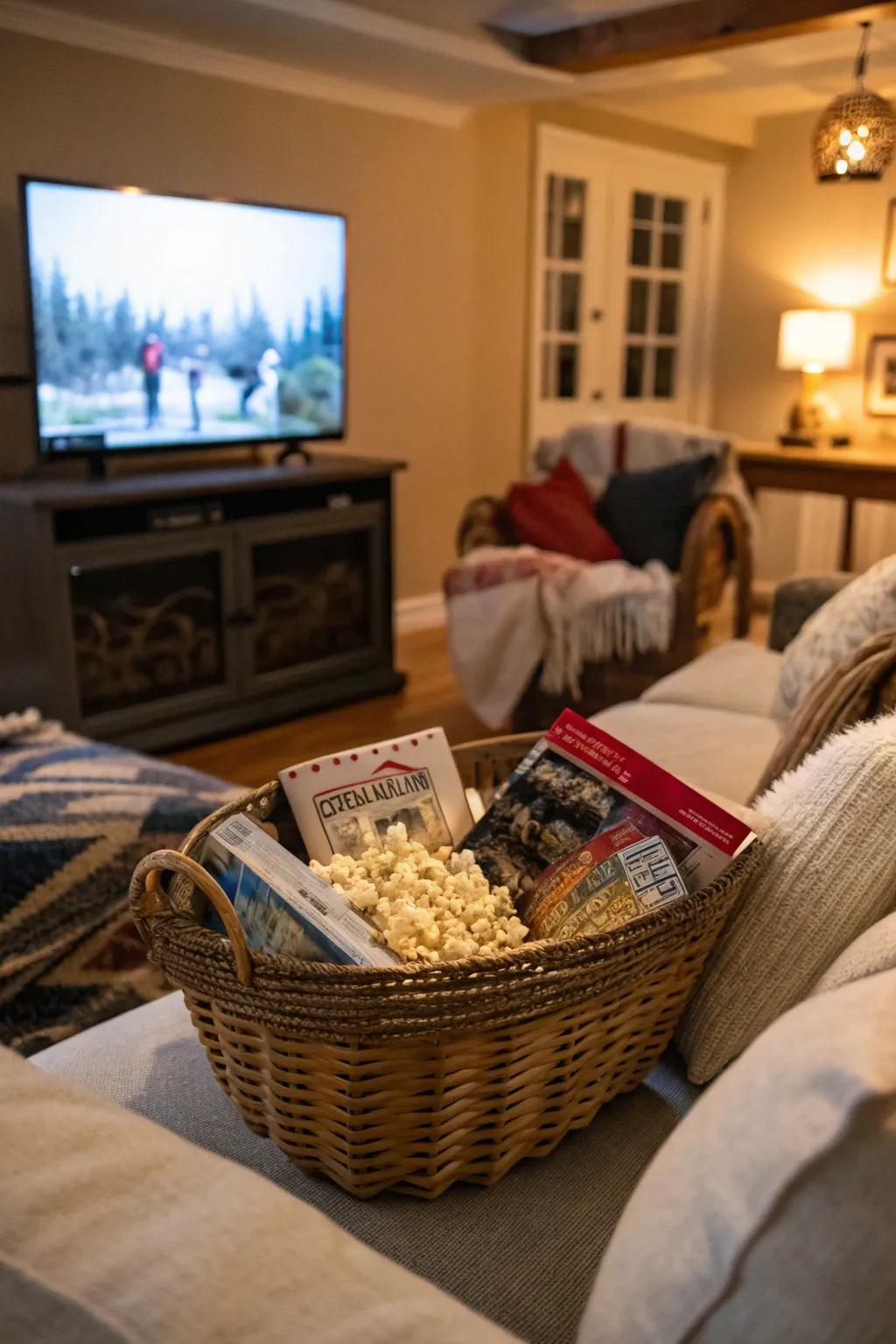 Everything needed for a perfect night in.