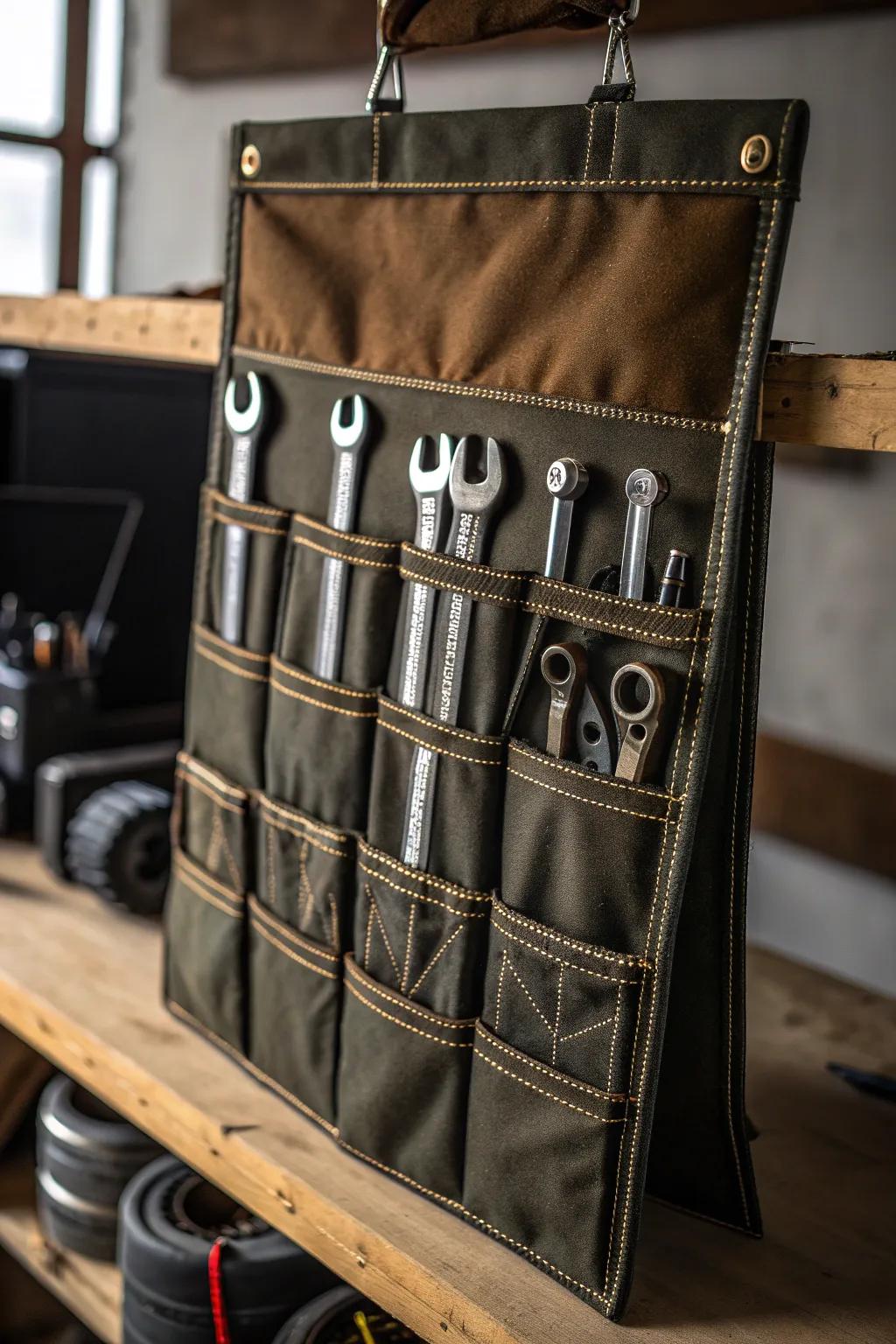 Transform your workspace with this clever and stylish ratchet storage solution.