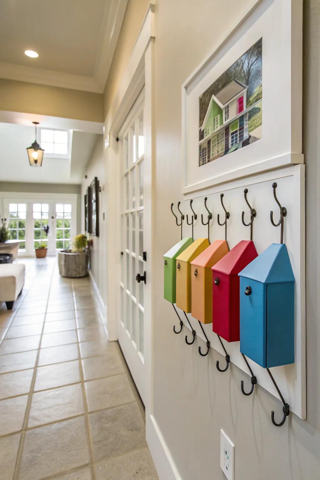 Add a touch of whimsy with quirky milk carton wall hooks.