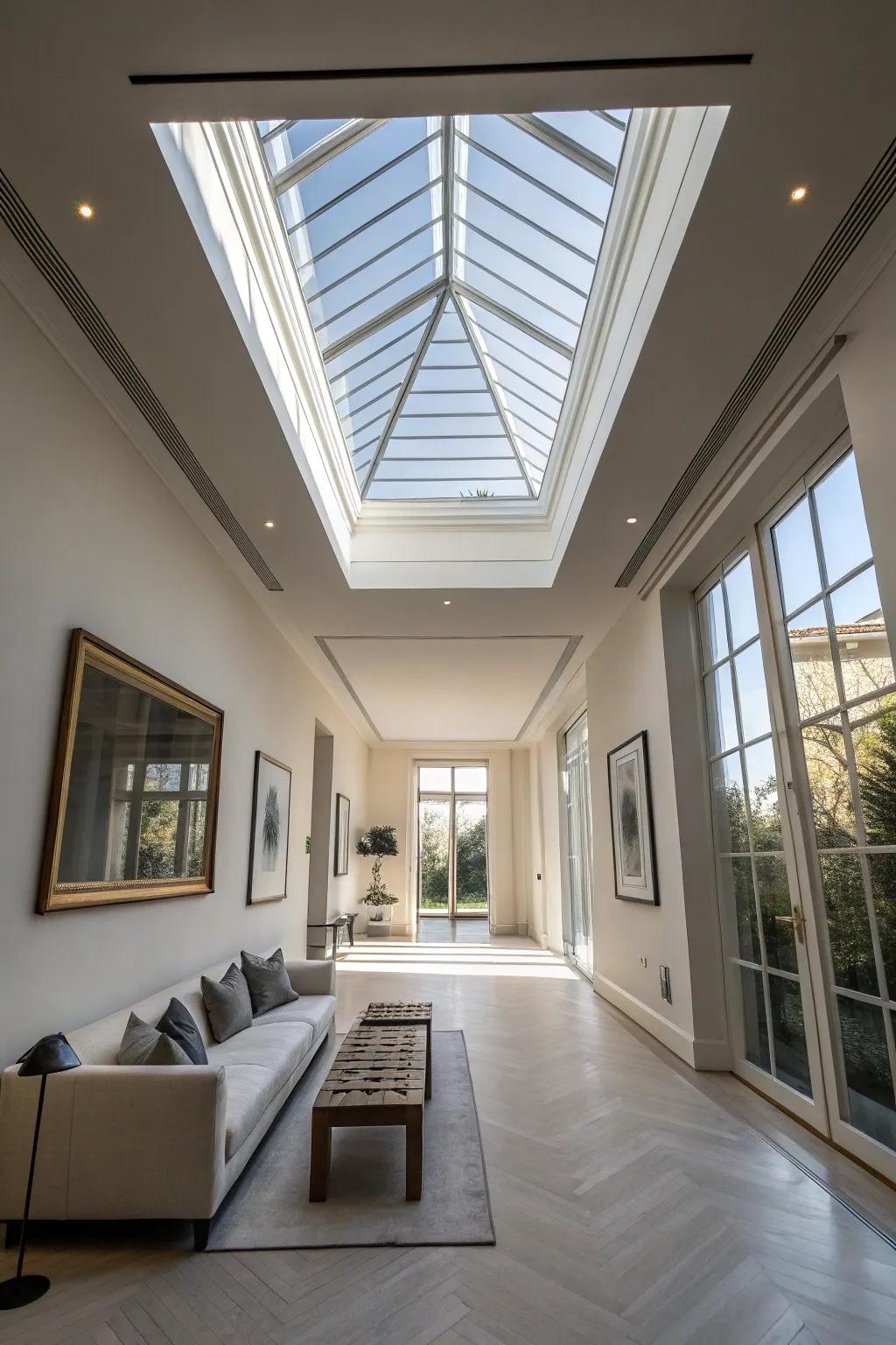 Intrigue and inspire with optical illusion skylight designs.