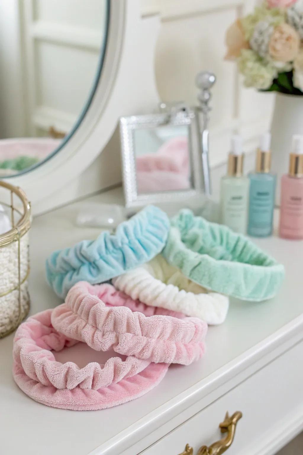 Spa headbands that add style and function.