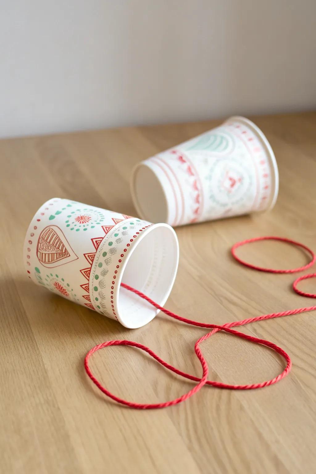 Rediscover the joy of simple play with a charming cup telephone, where craftsmanship meets nostalgia.