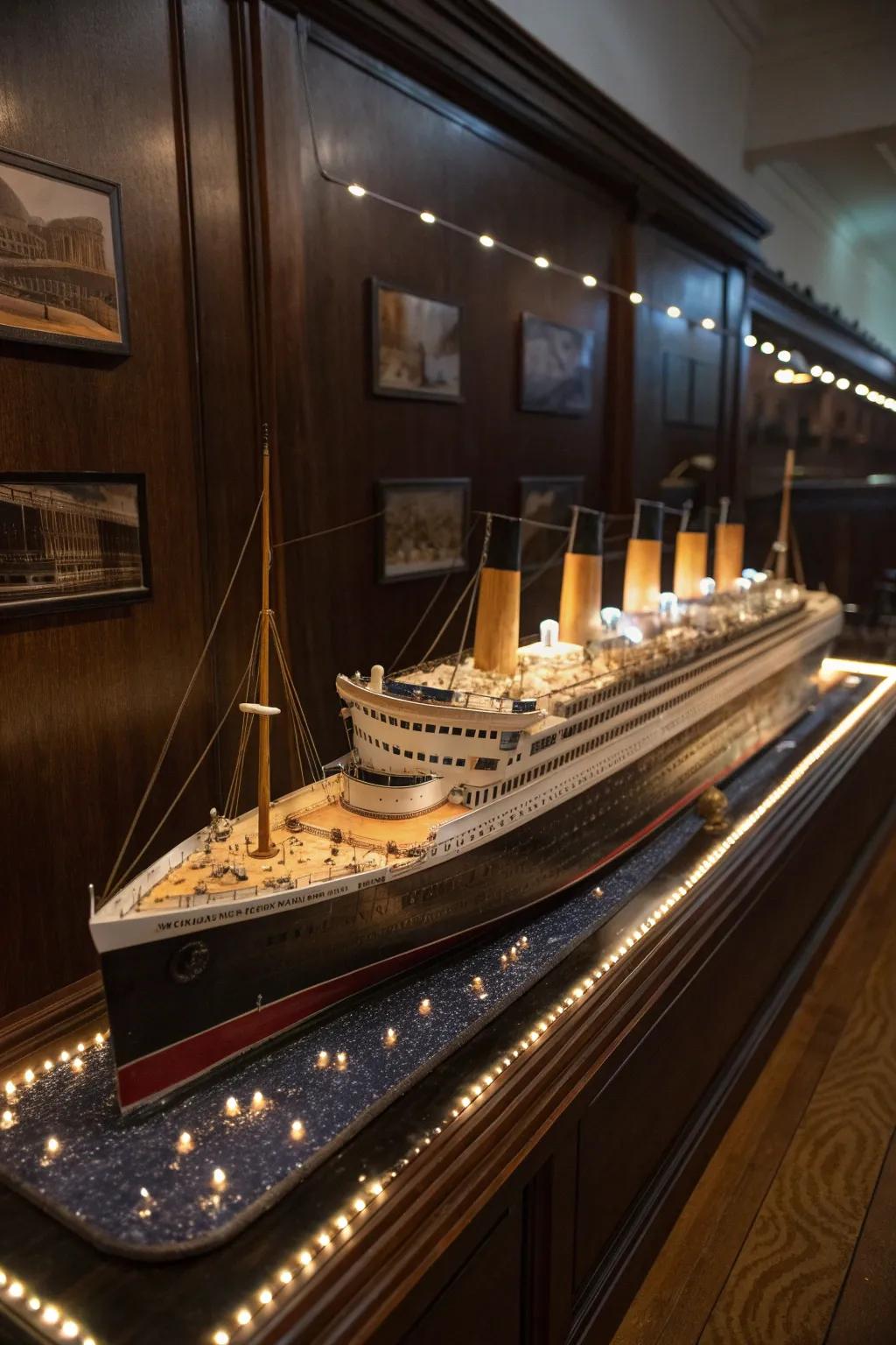 Experience the Titanic in motion with this stunning diorama—crafted to captivate and inspire.