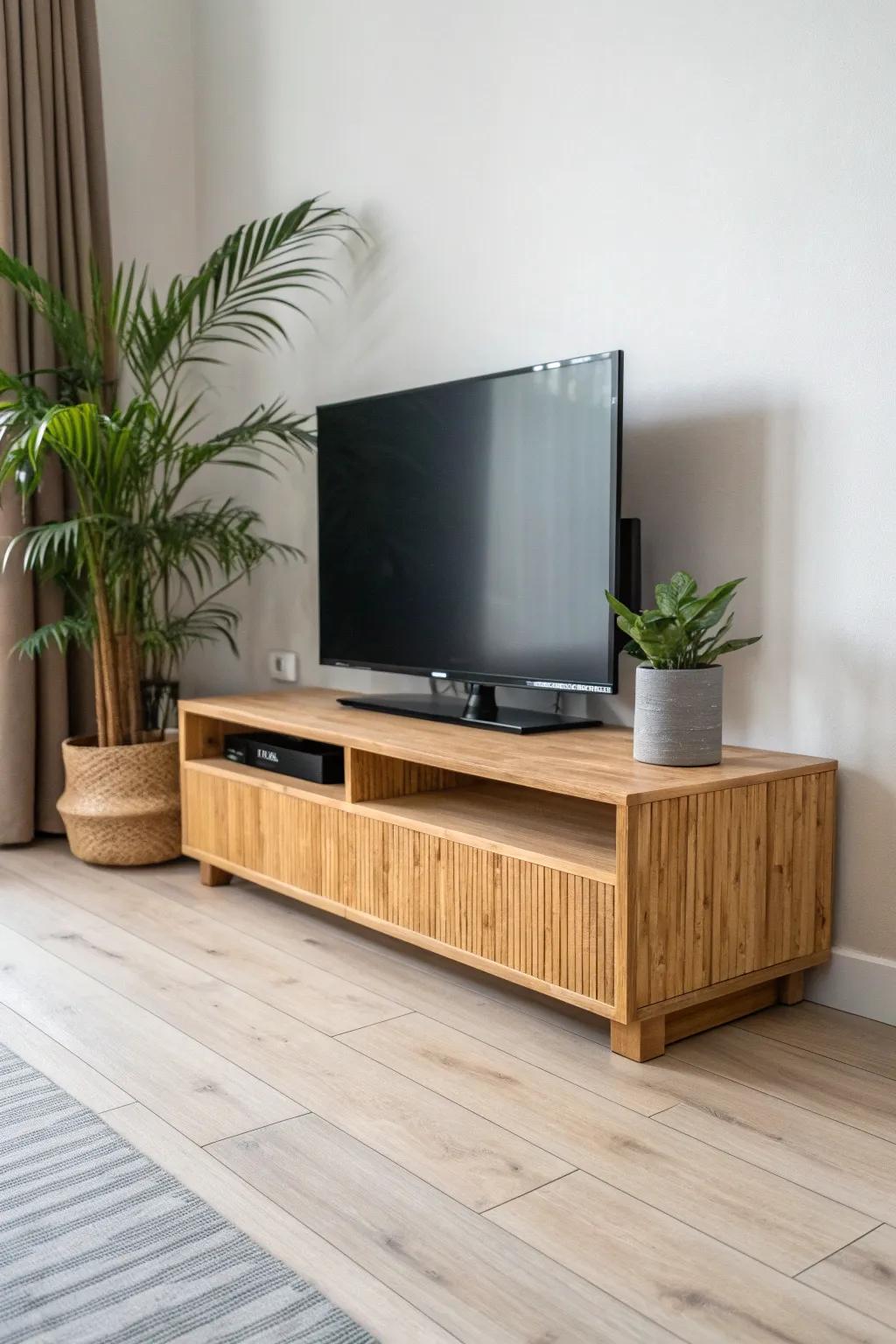 Elevate your space with a touch of natural elegance: the perfect bamboo riser for your minimalist haven.