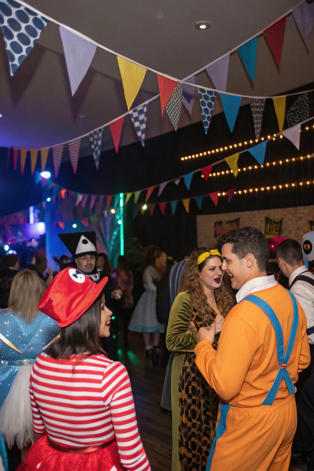 Unleash creativity with a fun-themed costume party.