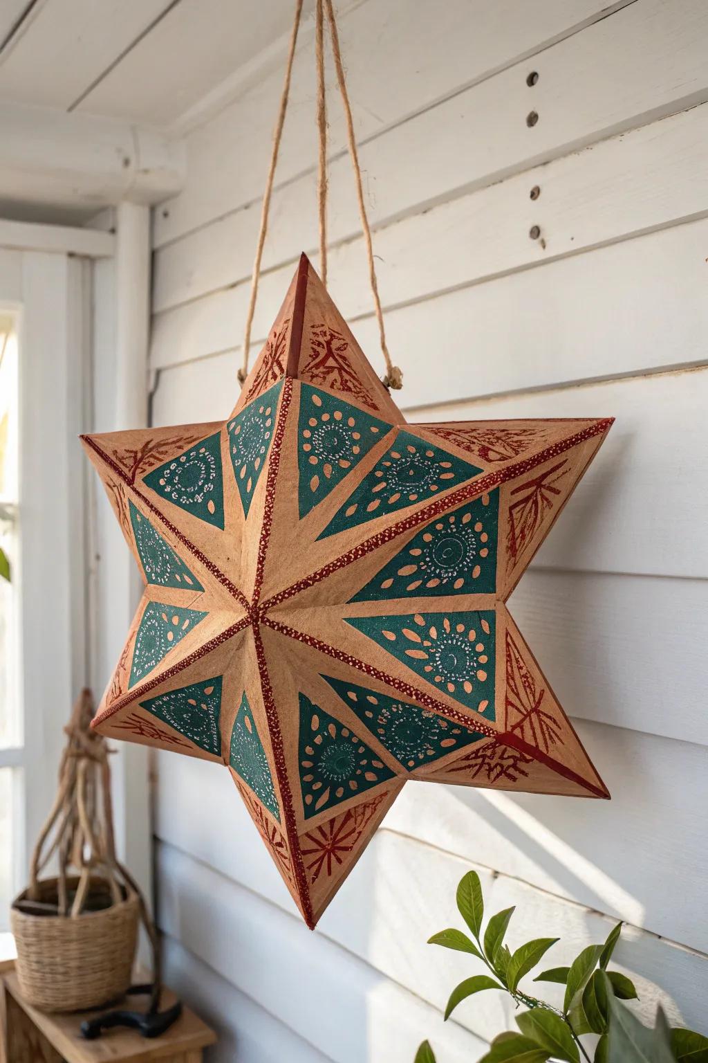 Transform cardboard into art with this stunning DIY parol—where minimalism meets boho charm!