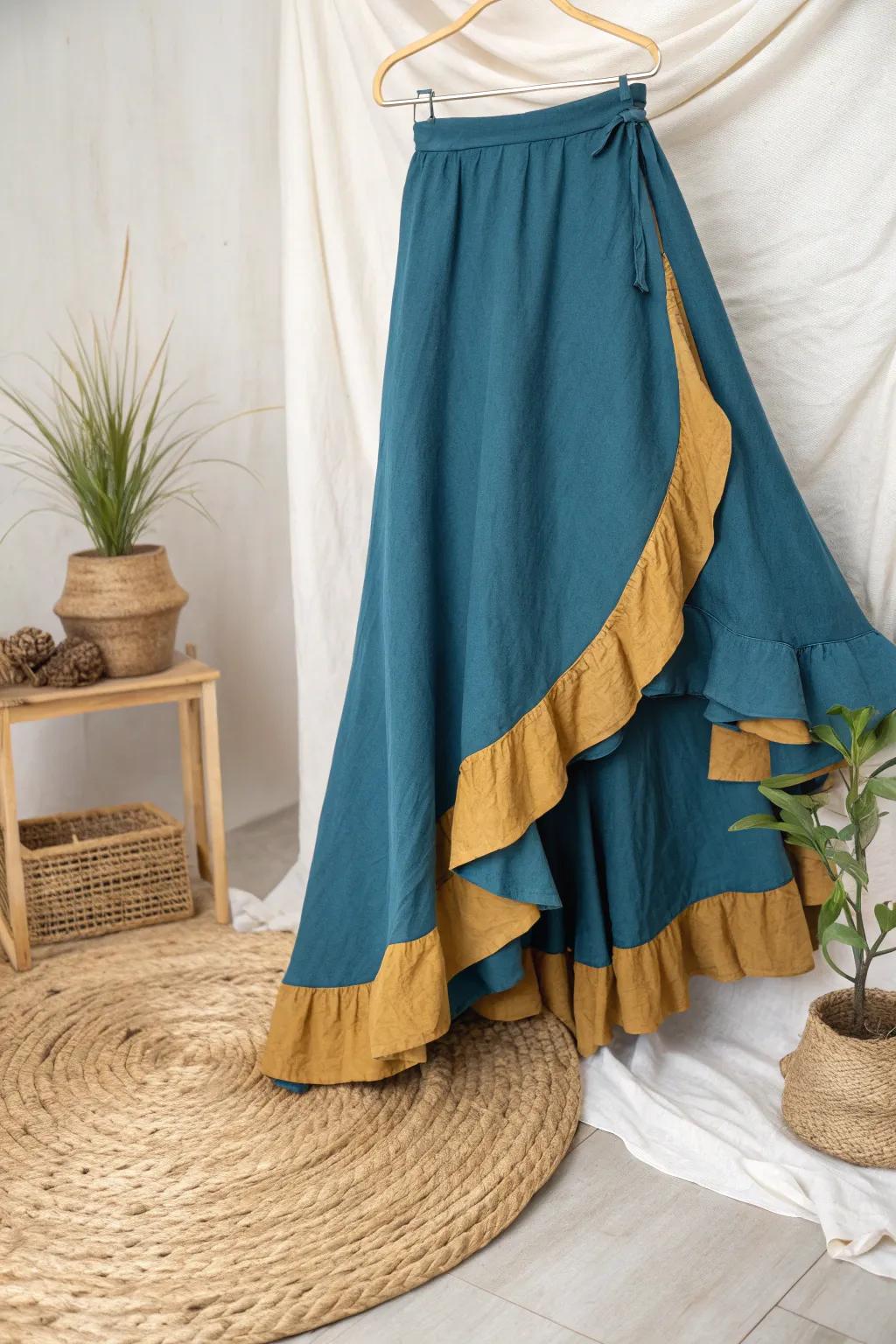 Transform your wardrobe with a high-low hem skirt – where elegance meets creativity.