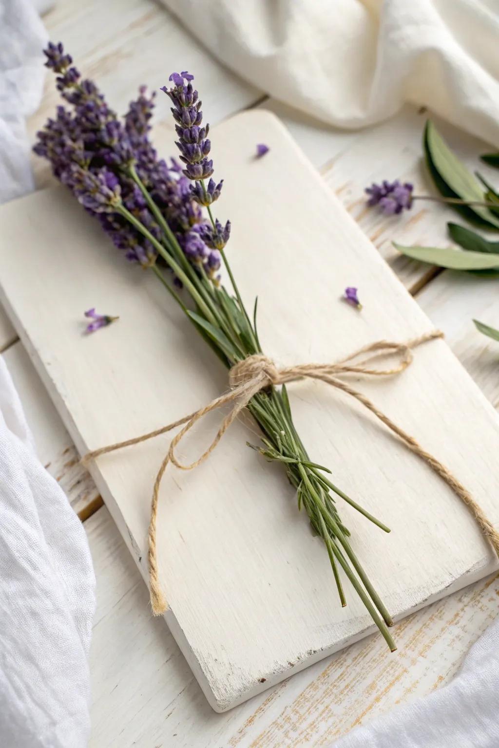 Elevate your mood board with a touch of natural elegance—lavender brings serenity and style.