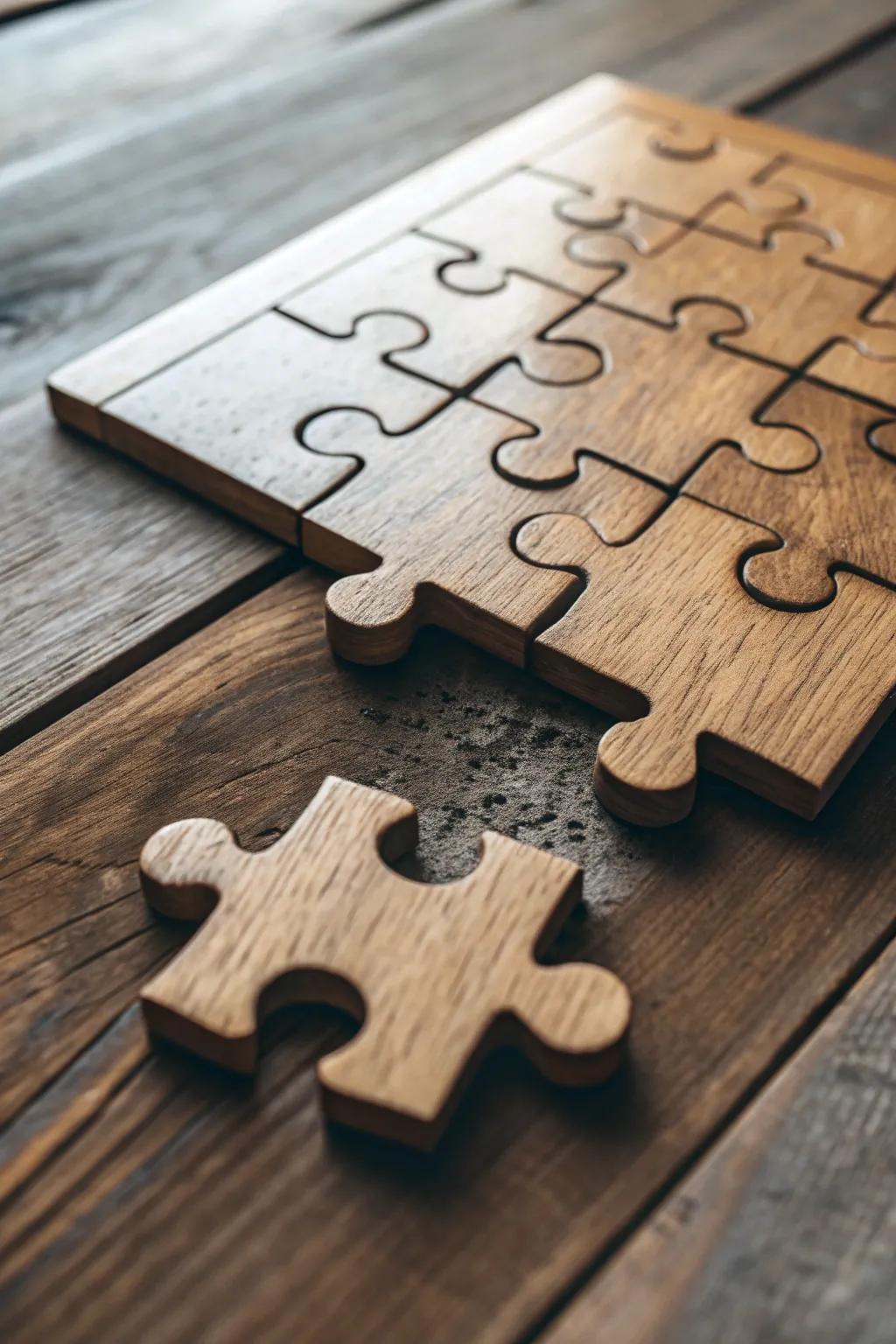 Challenge your mind with the art of handcrafted wooden puzzles.