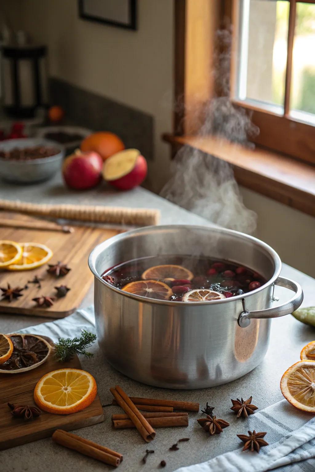 Wassail is a comforting drink that enhances the festive spirit of the solstice.