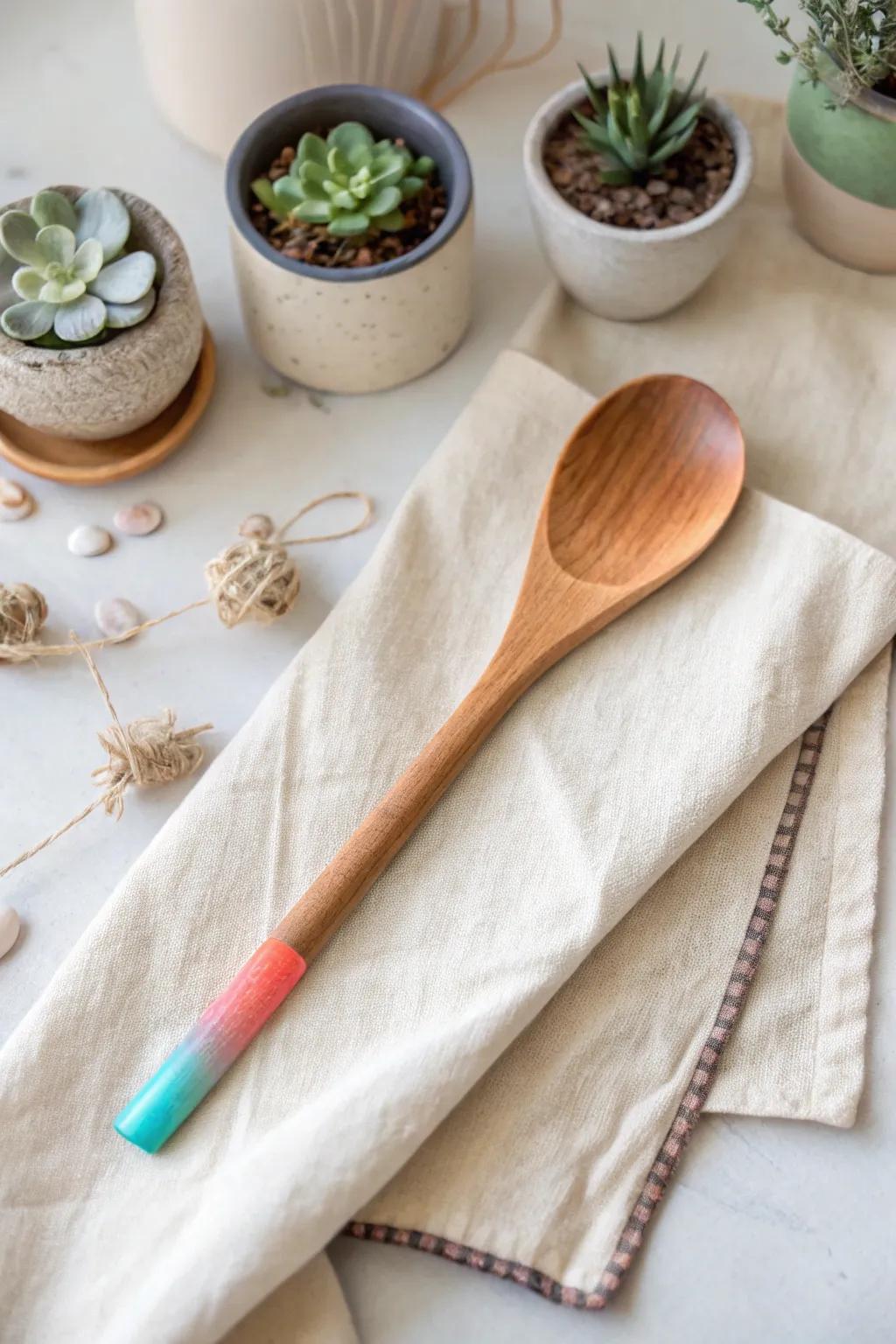 Illuminate your culinary creativity with glow-in-the-dark wooden spoons—where Scandinavian minimalism meets a touch of magic.