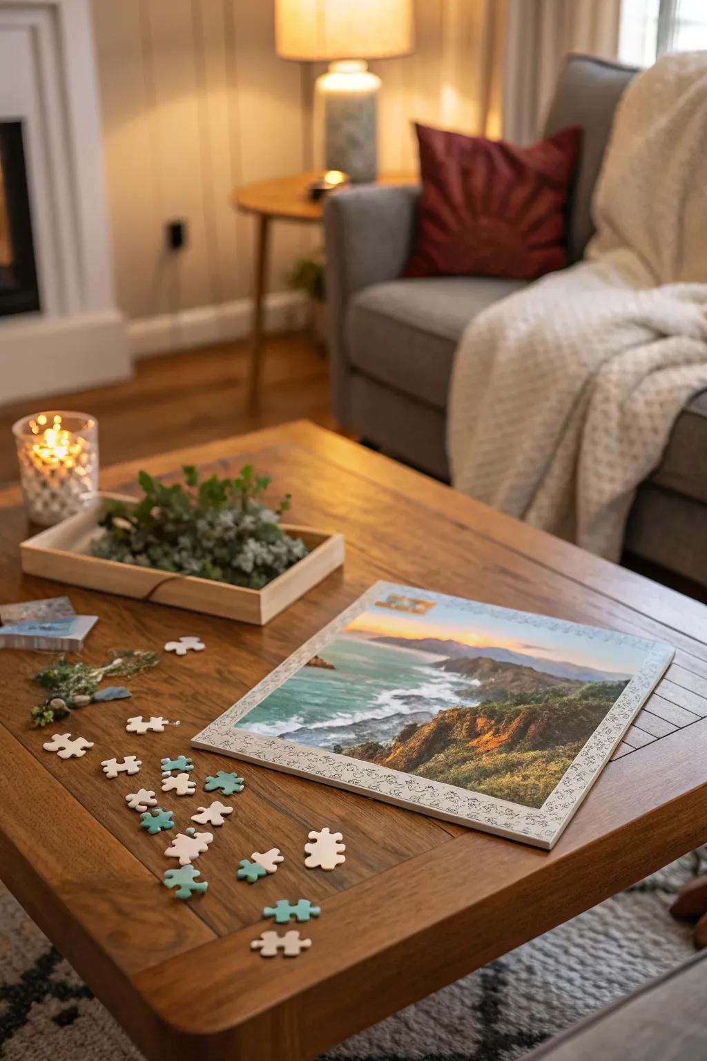 Piece together your memories with a custom puzzle.