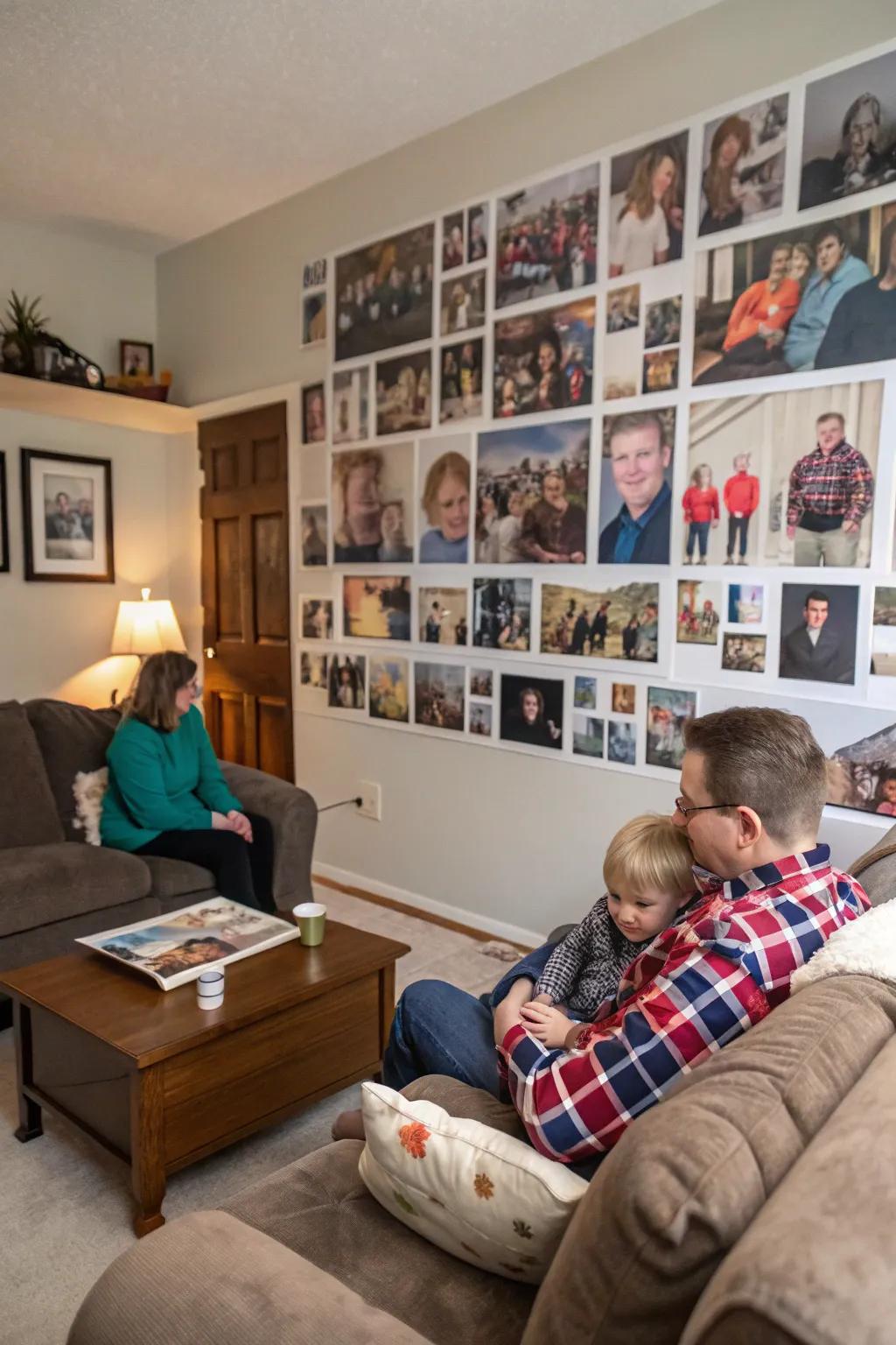 A chronological photo collage depicting a personal journey.