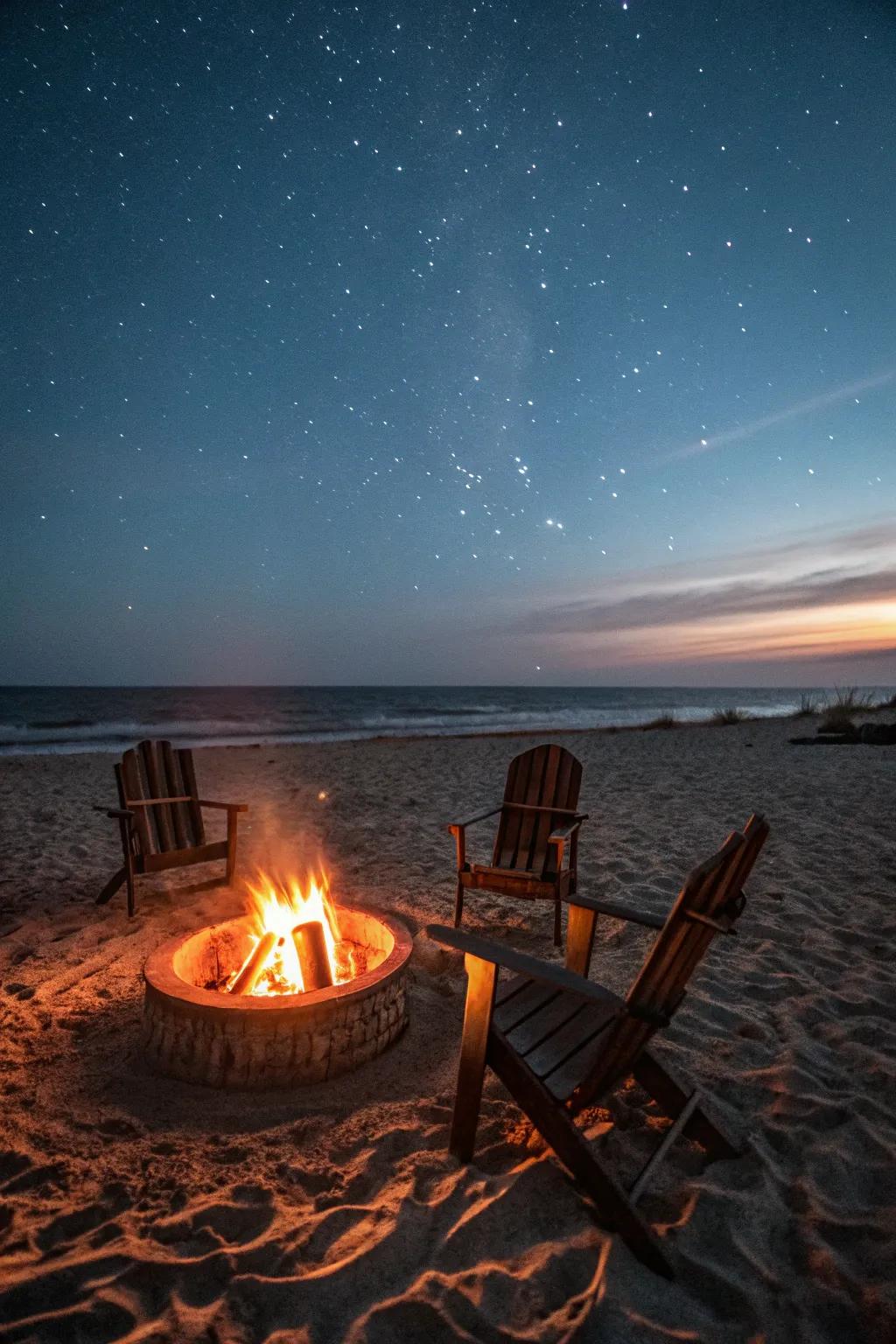 Portable fire pits warm up your beach evenings with style.