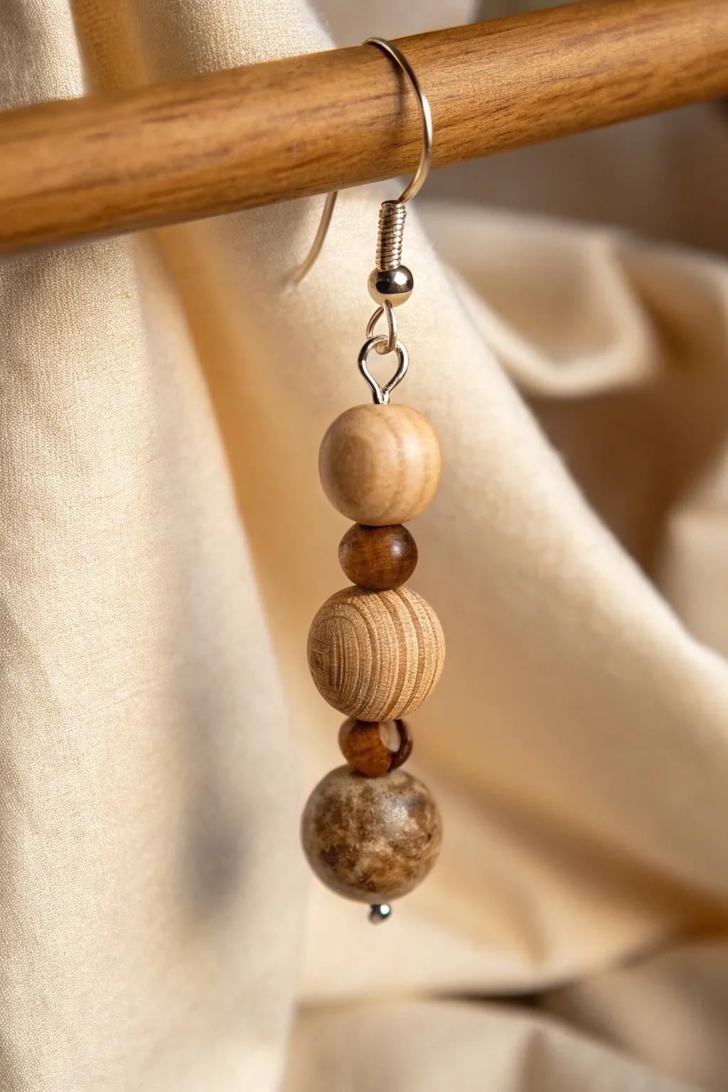 Embrace the rustic charm with handcrafted elegance—discover the beauty of nature's textures in every bead.