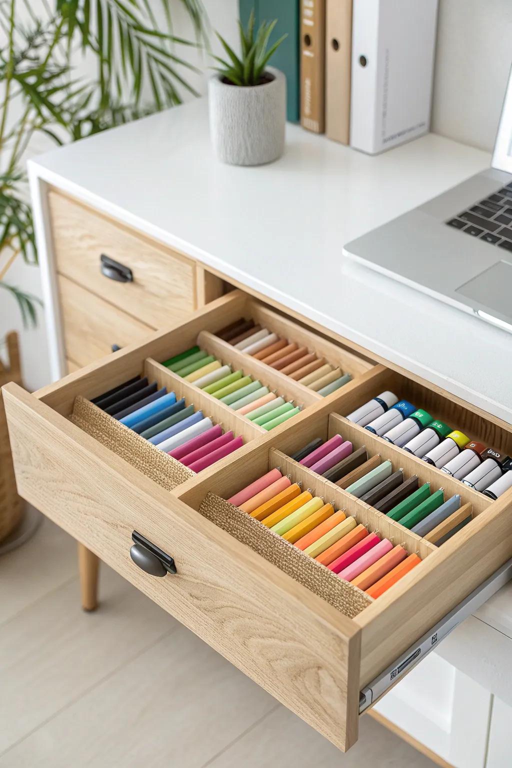 Transform your marker storage with Scandinavian elegance and Boho charm. 🌿✨