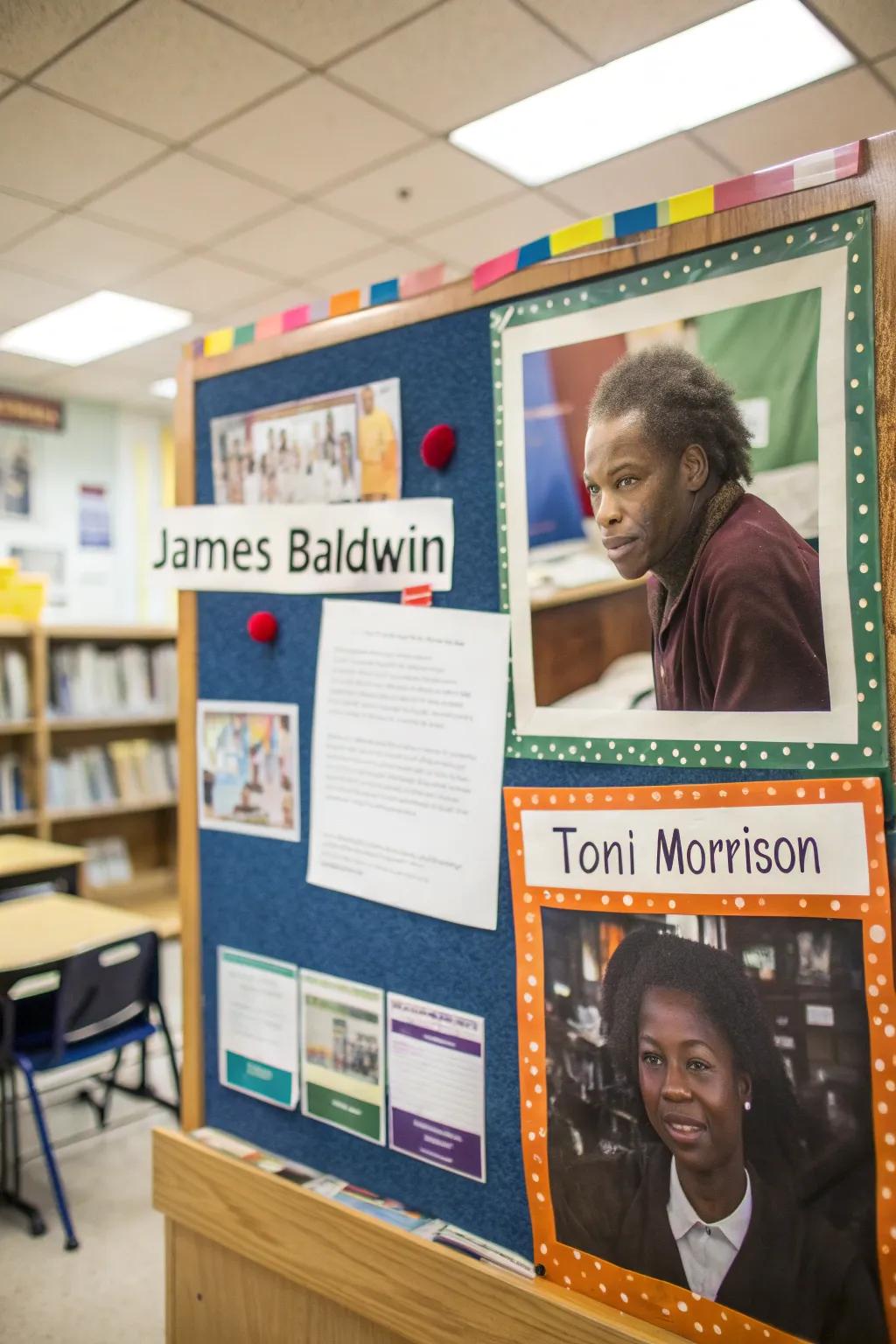 Celebrating literary giants like James Baldwin and Toni Morrison and their impact on culture.