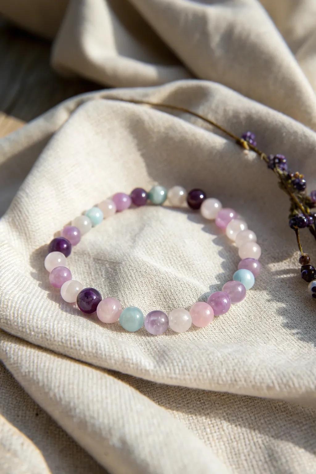 Discover the serene elegance of gemstone energy bracelets, where simplicity meets natural beauty.