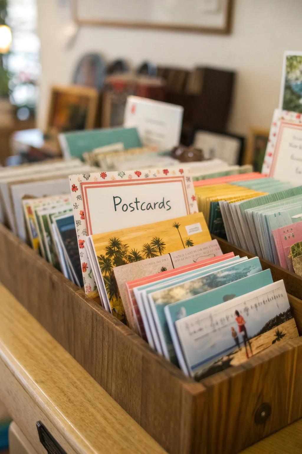 Personalized postcards to share heartfelt messages.