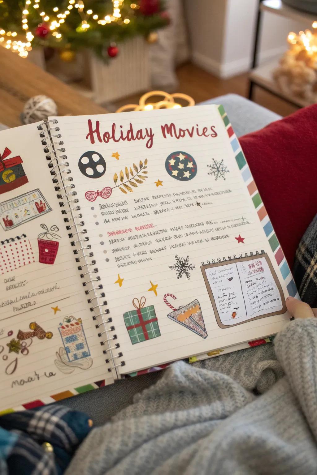 Celebrate your favorite holiday films with a movie marathon page.