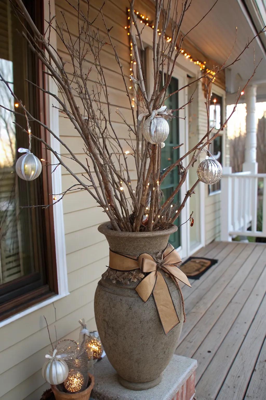 Make a statement with a DIY branch arrangement.