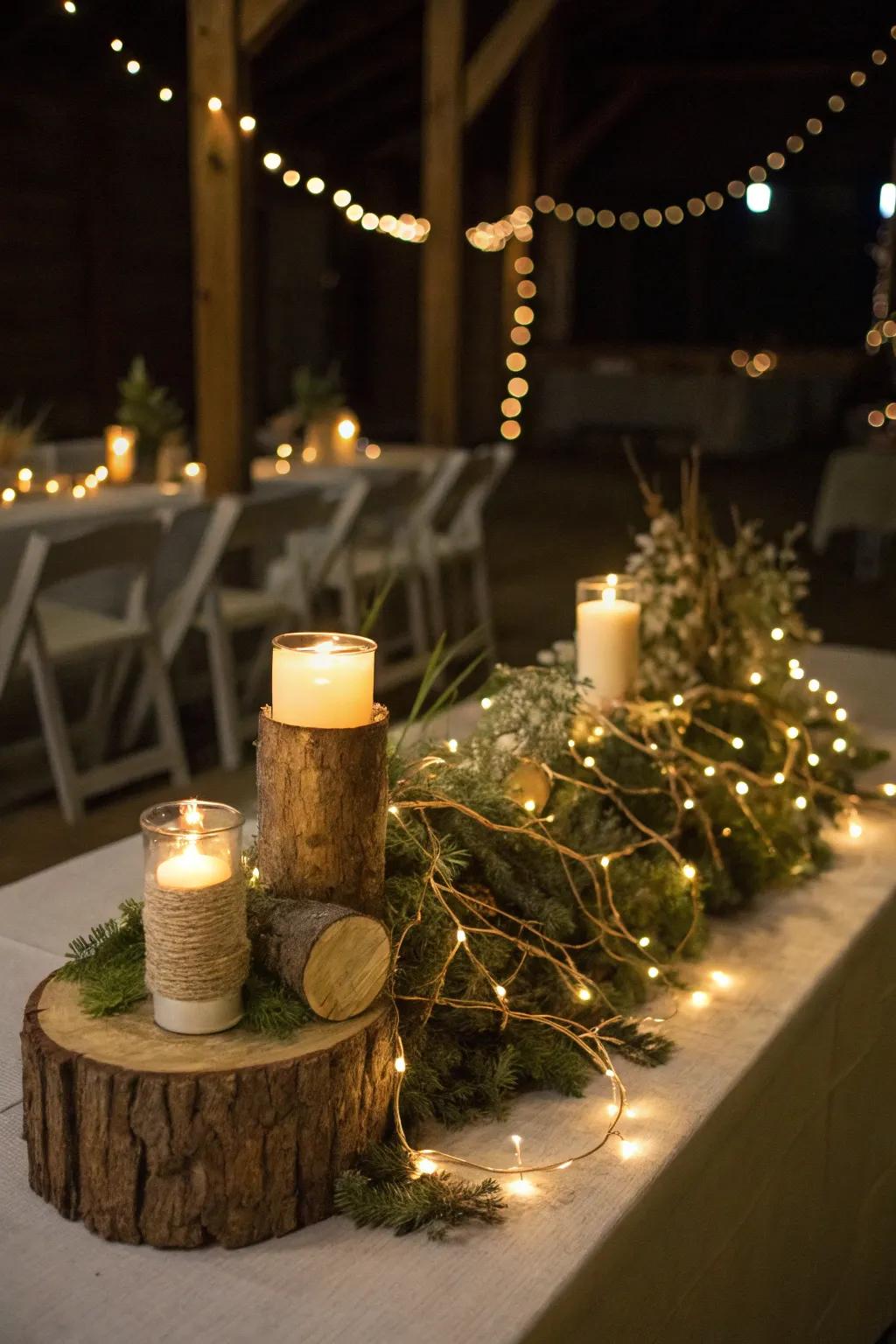 Twinkle lights add a magical and enchanting touch to your decor.