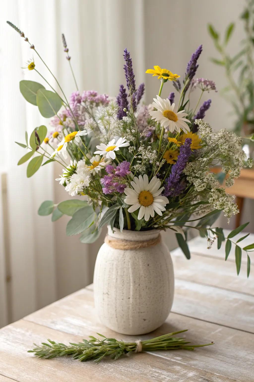 Bring a touch of nature's elegance into your home with a DIY flower arrangement that celebrates simplicity and beauty.