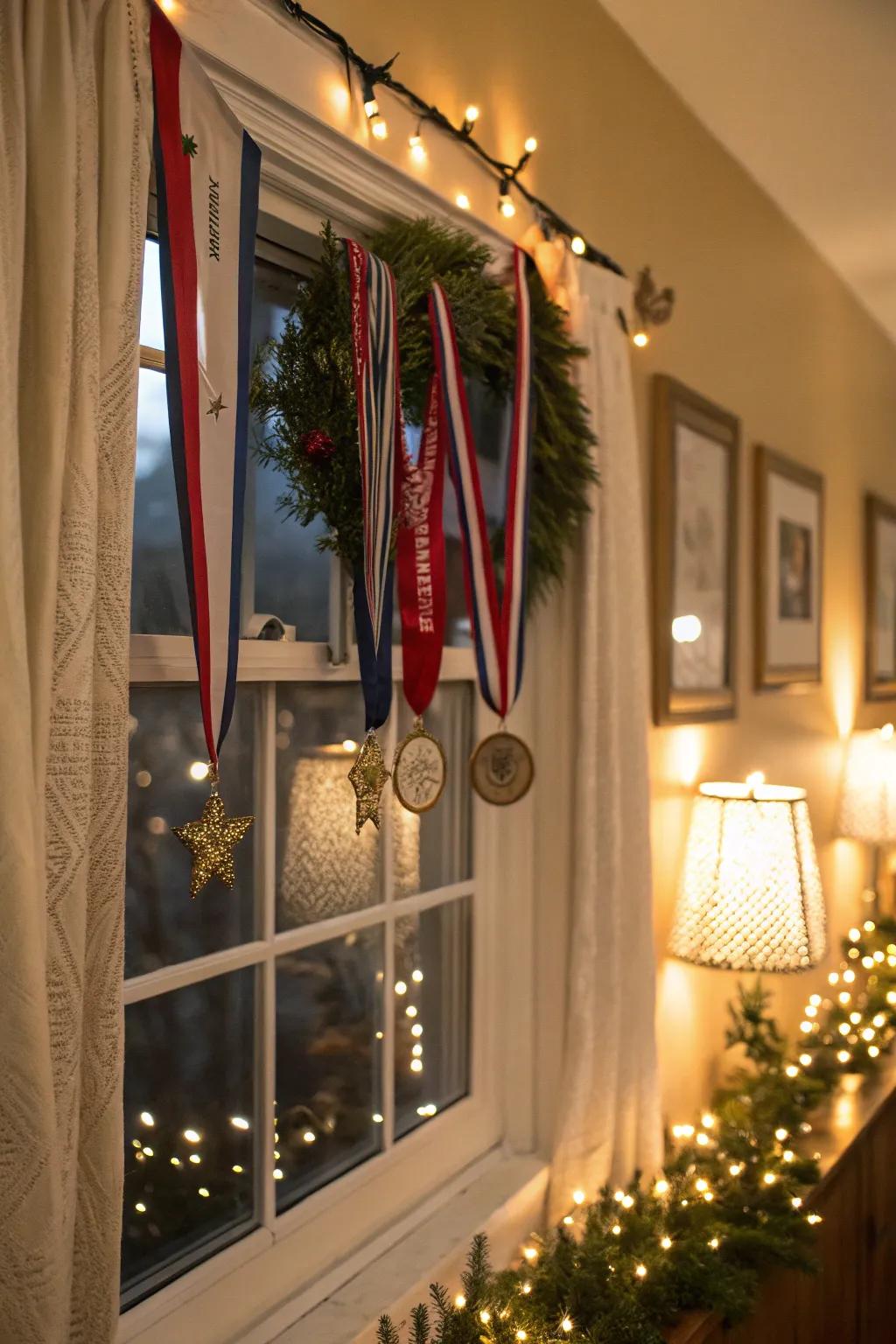 A medal garland adds a whimsical and festive touch to any occasion.