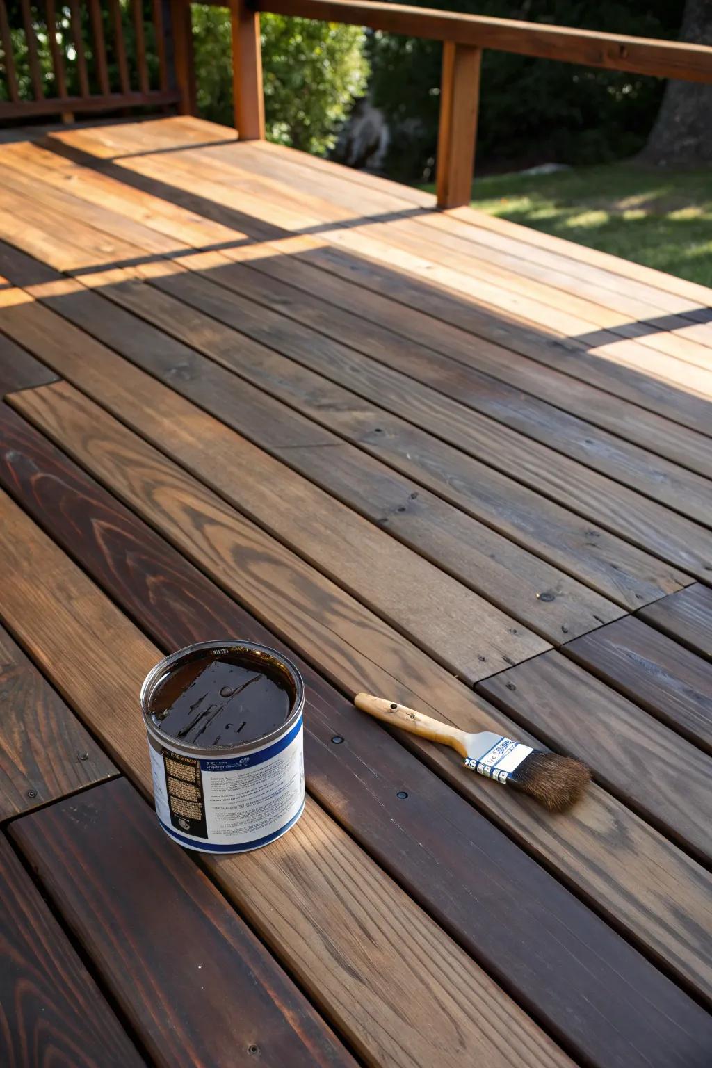 Elevate your outdoor space with a finish that lasts – embrace the art of deck craftsmanship.