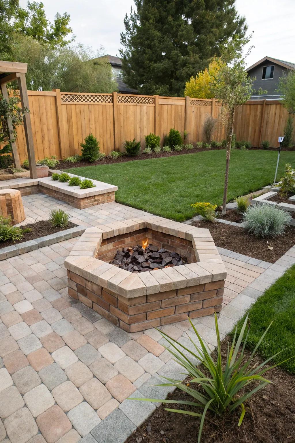 Unique shapes add a creative twist to traditional fire pit designs.