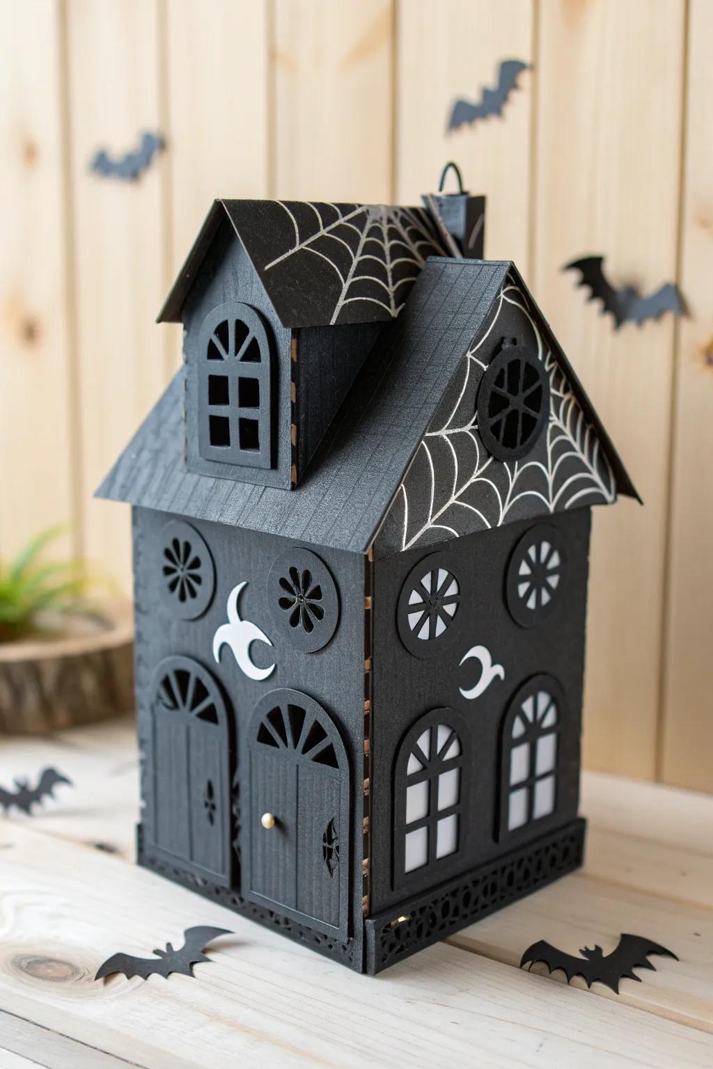 Elevate your workspace with this enchanting Haunted House Desk Organizer—where minimalism meets Halloween magic!