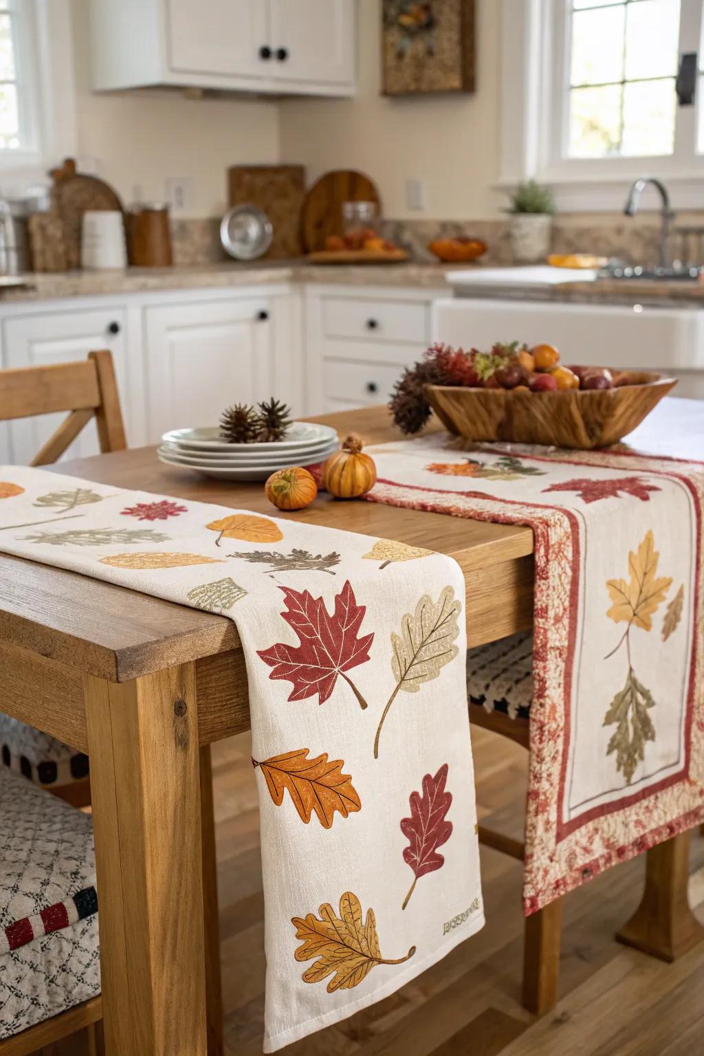 Seasonal accents can keep your kitchen feeling fresh and festive.