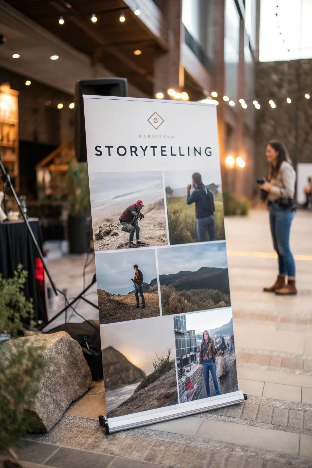 Storytelling elements make your flyer engaging.