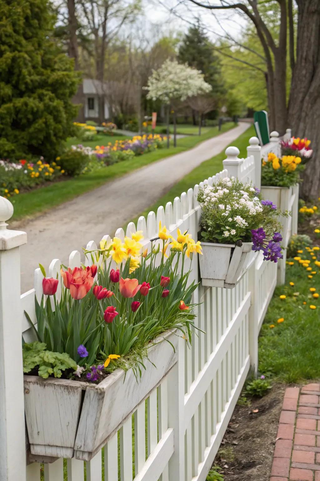 Seasonal swaps in planter boxes keep your garden vibrant year-round.