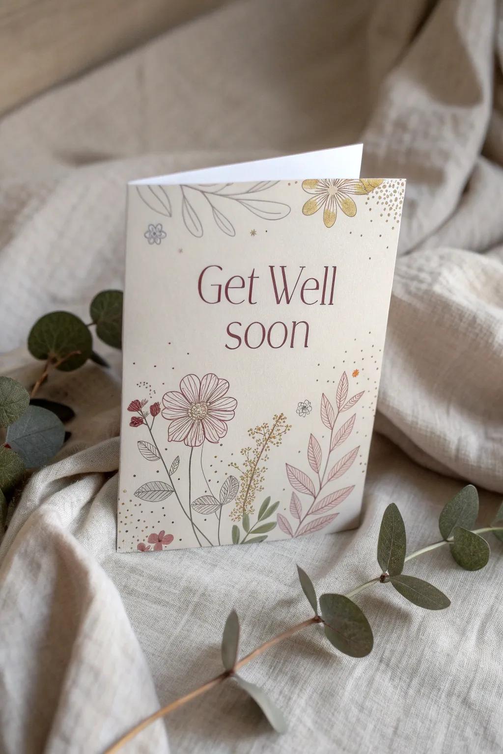 Send love and light with a touch of sparkle: A handcrafted card to brighten Grandma's day.