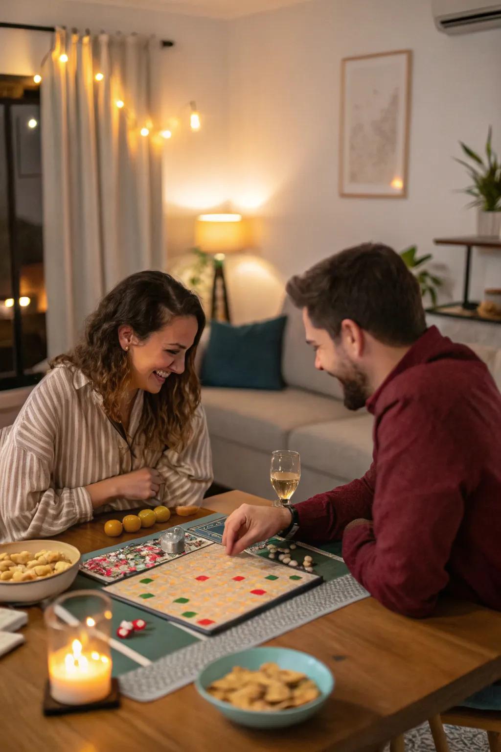 Enjoy quality time with a board game for two.