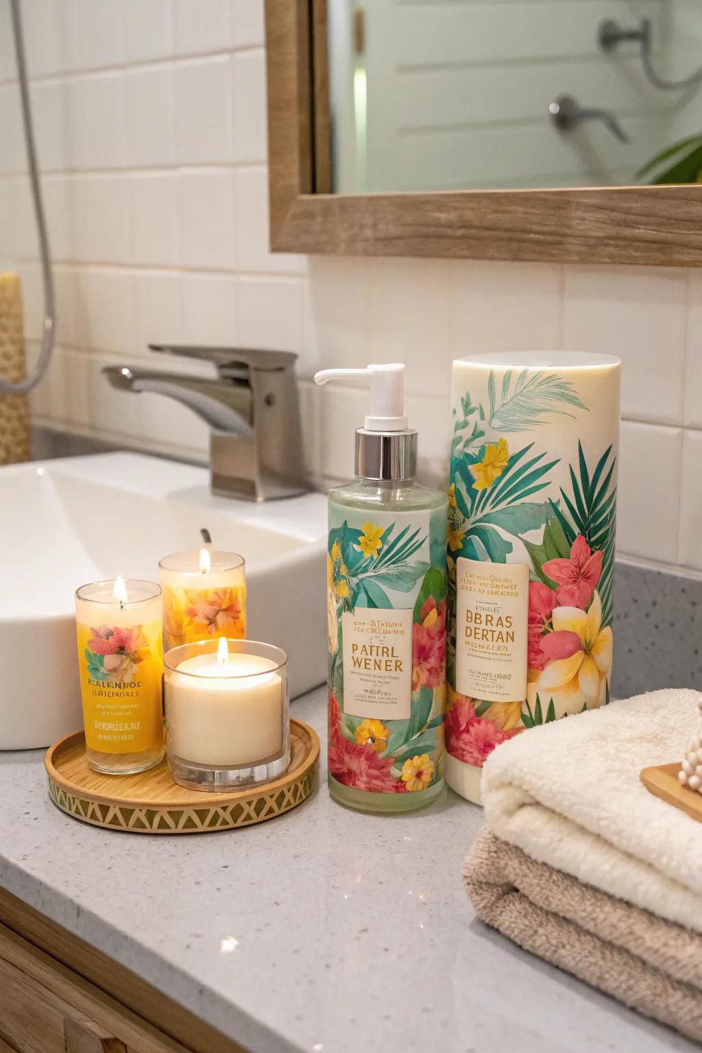 Hawaiian body products, offering a touch of tropical pampering.