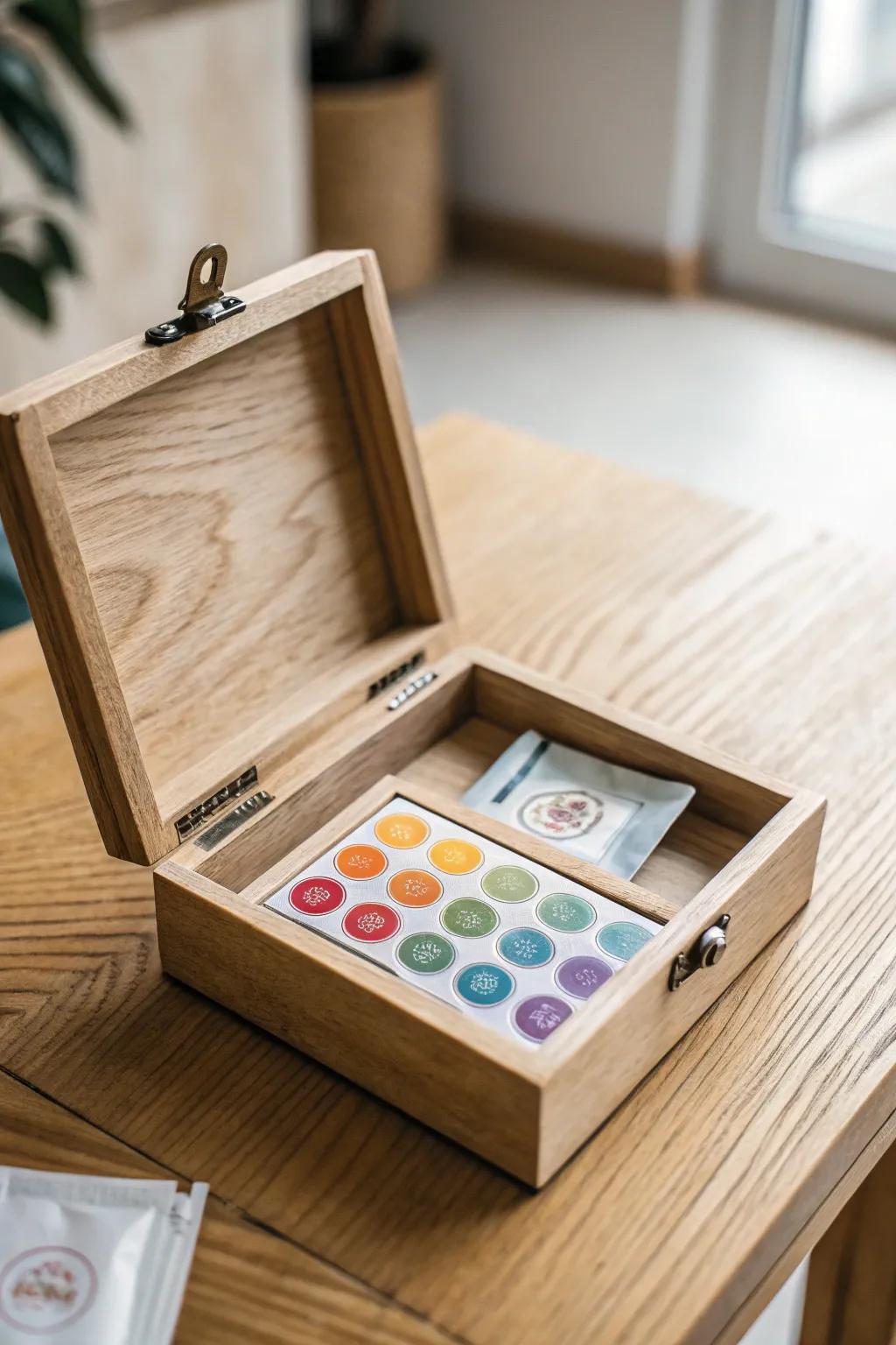 Keep your stickers safe and dry with this moisture-free magic trick! 🌿✨