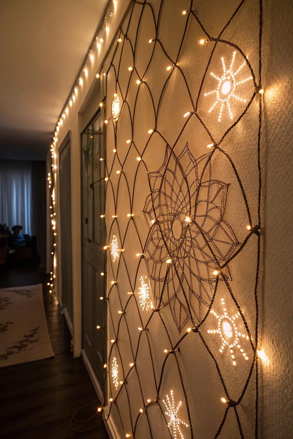 Personalize your space with net light wall art.