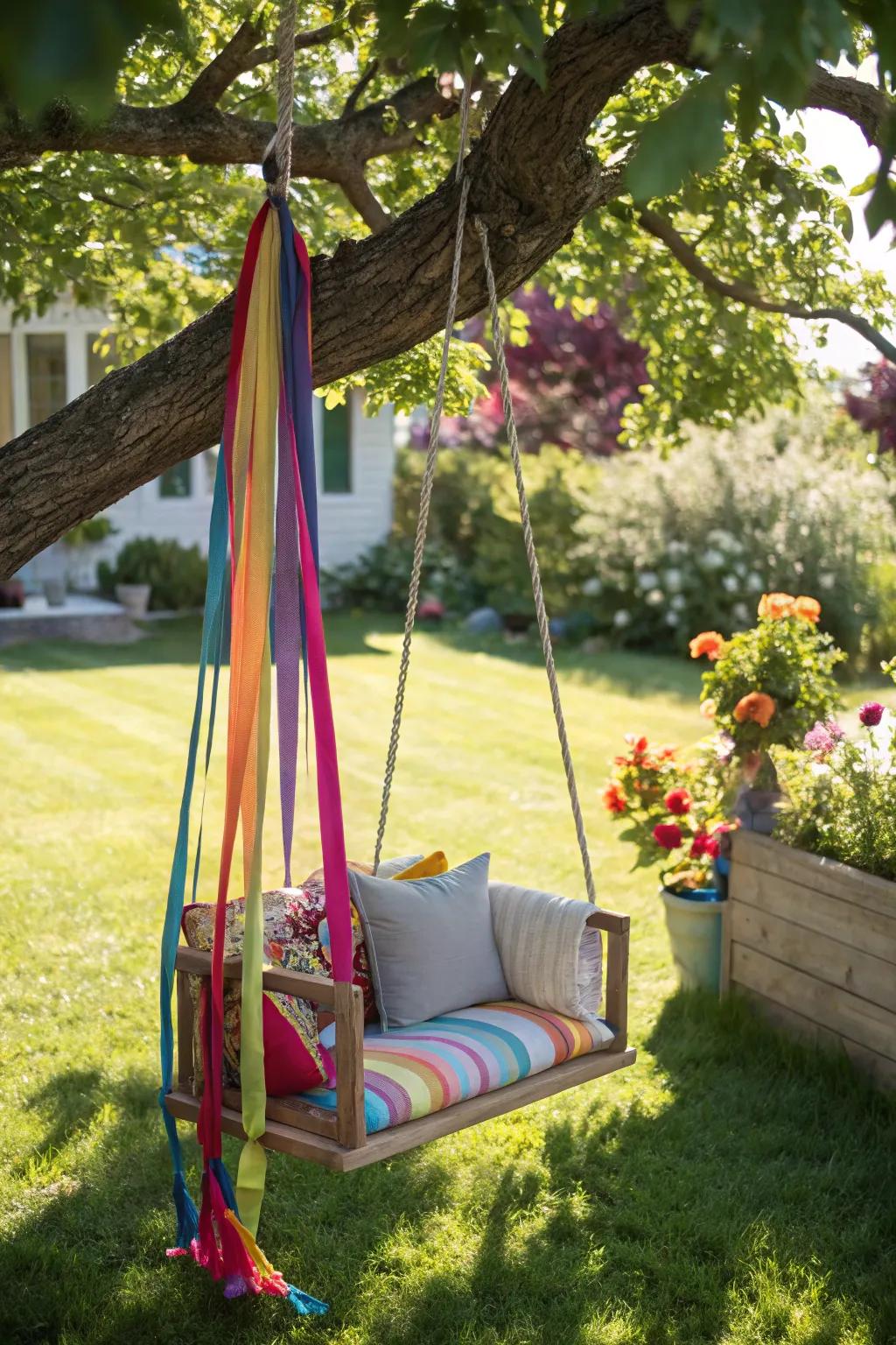 Outdoor swings for joyful playtime