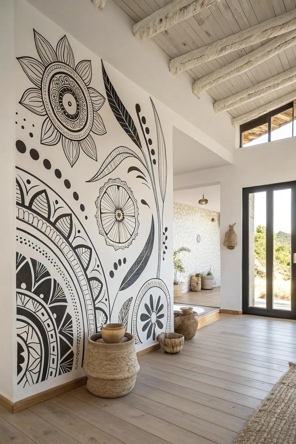 Transform your space with the elegance of Notan: where shadows and light dance in perfect harmony.