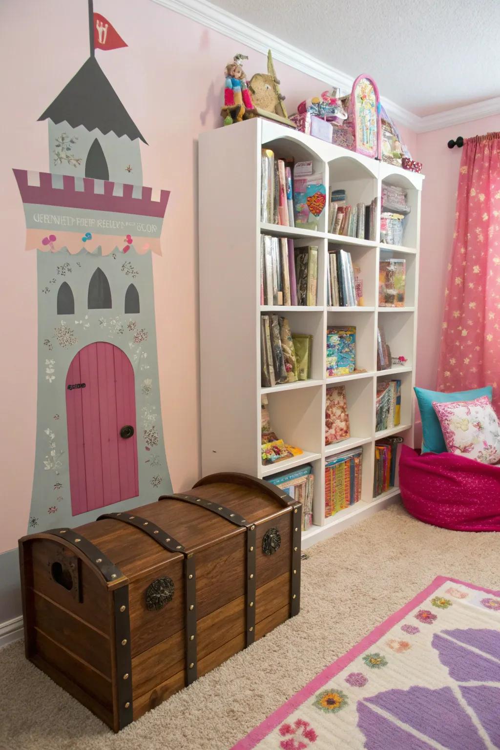 Themed storage turns organization into a creative adventure.