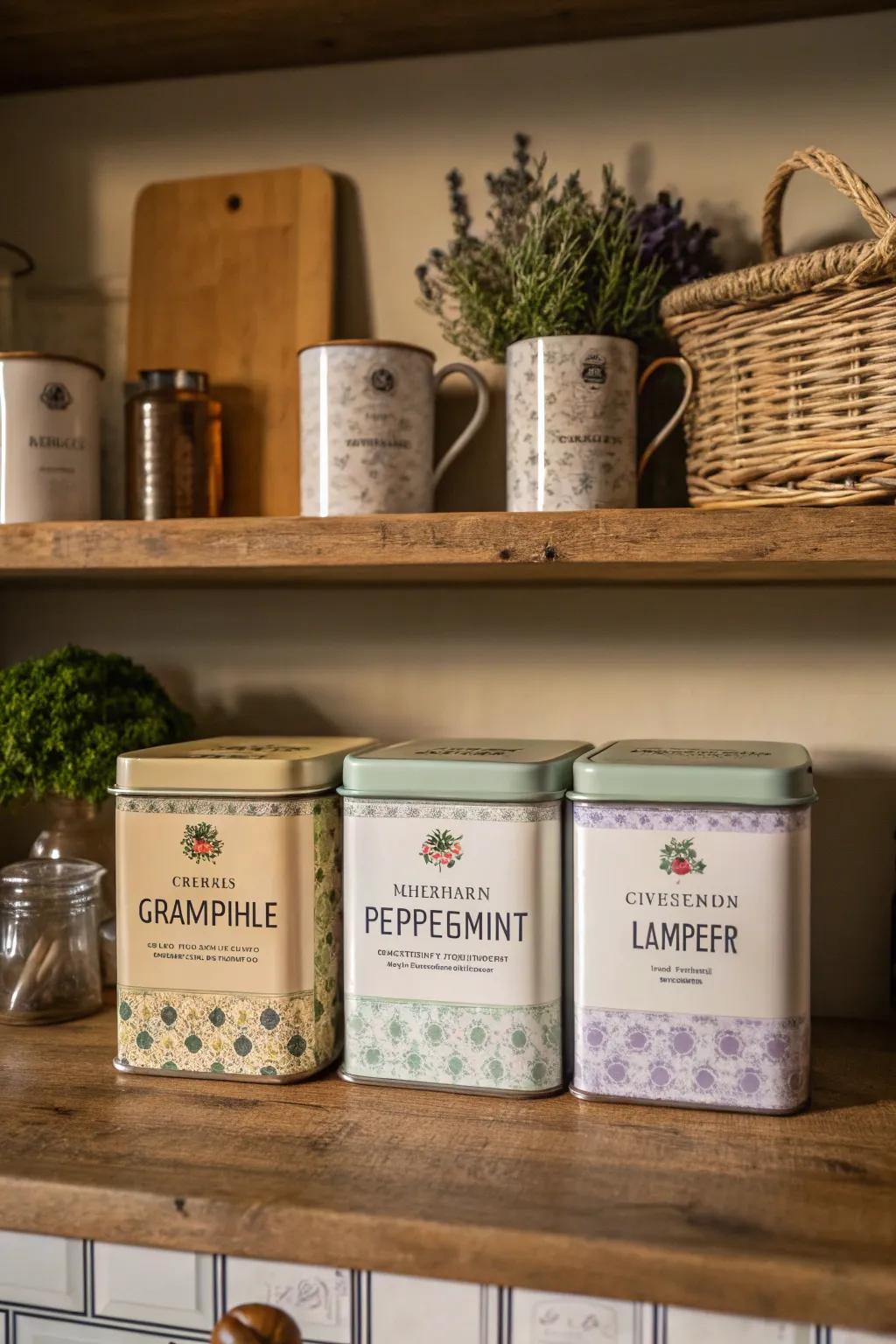 An herbal tea sampler that invites moments of tranquility.