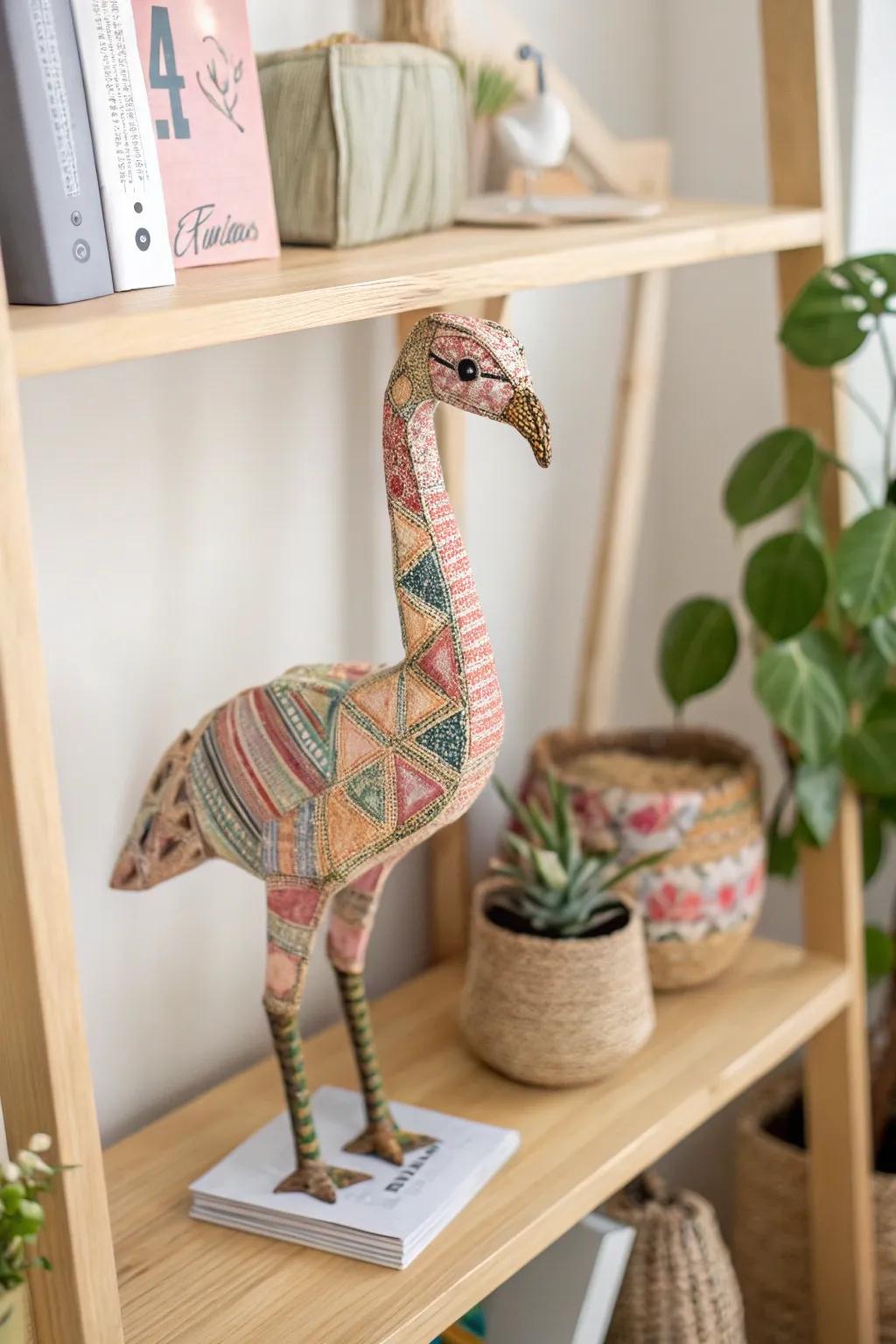 Add a whimsical touch to your decor with playful magazine animals. Perfect for bringing life and creativity to any minimalist space!