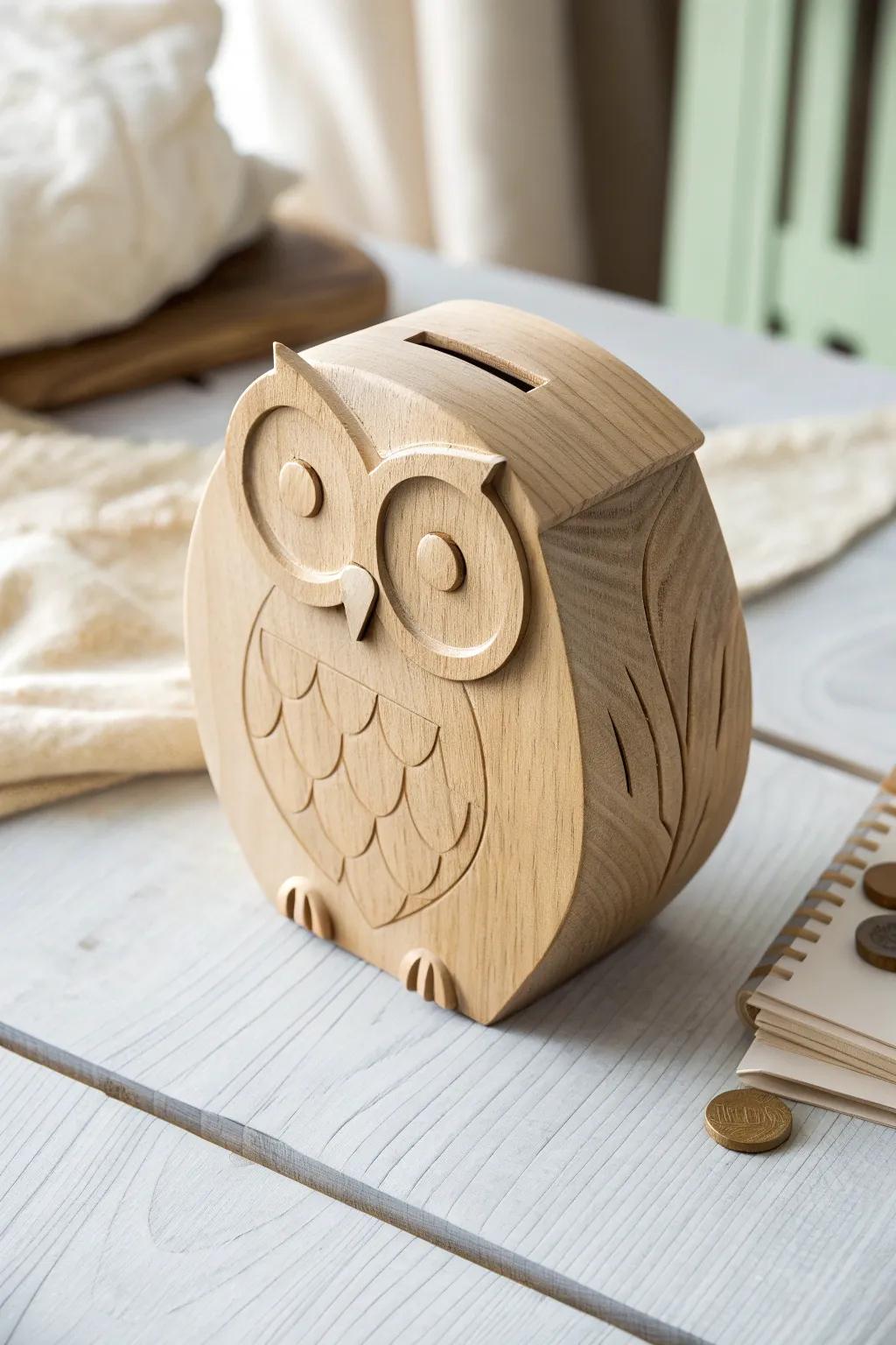 Add a touch of whimsy and elegance to your birthday celebration with this charming animal-shaped money box!