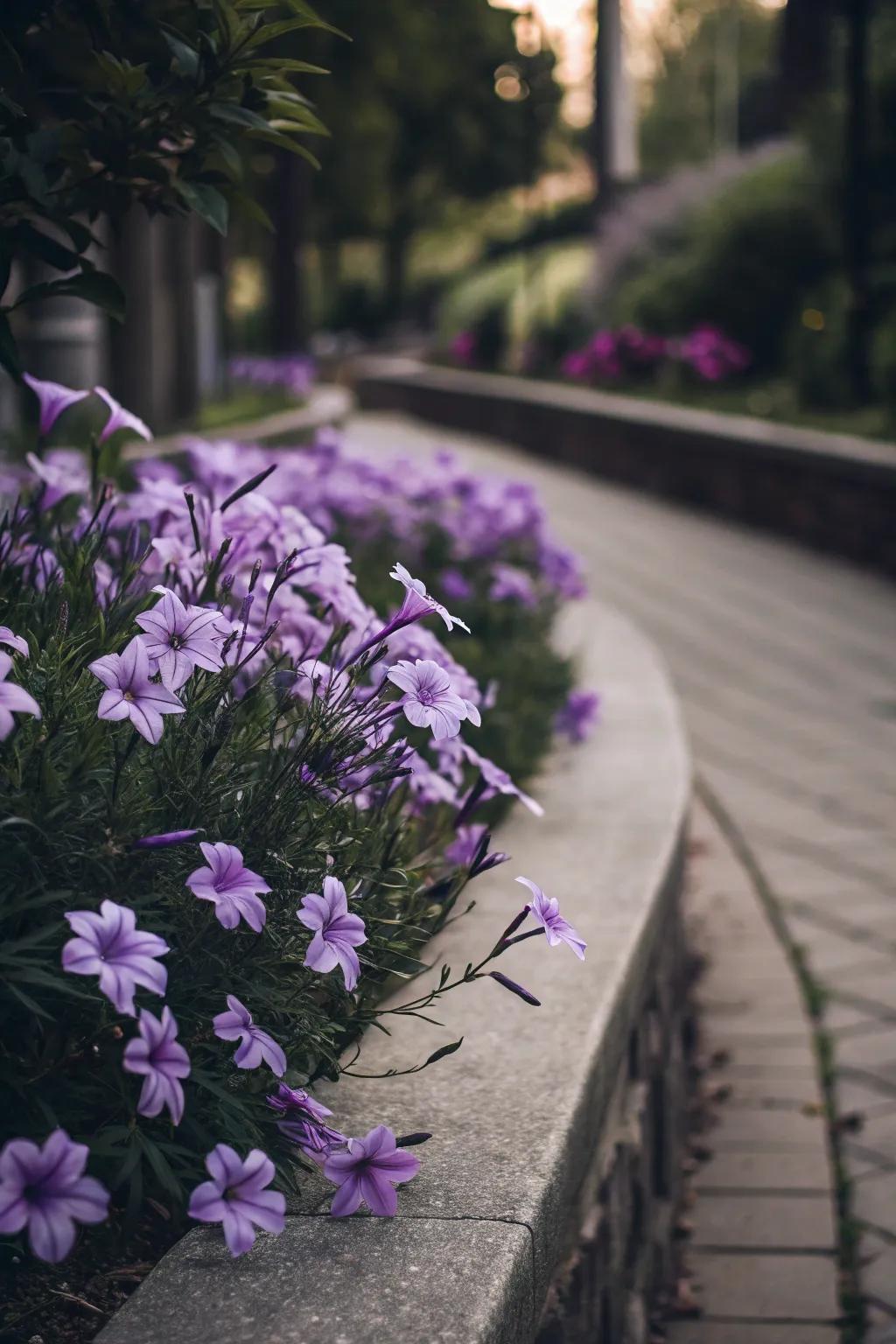 Experimenting with color schemes can enhance the appeal of narrow flower beds.