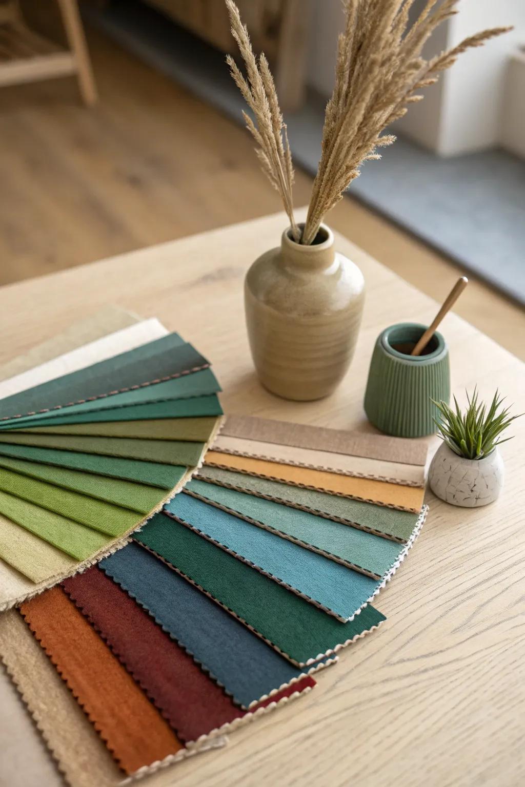 Embrace the beauty of nature with these serene color palettes for your scrapbook. 🌿📘 #NatureInspired #ScandiBoho