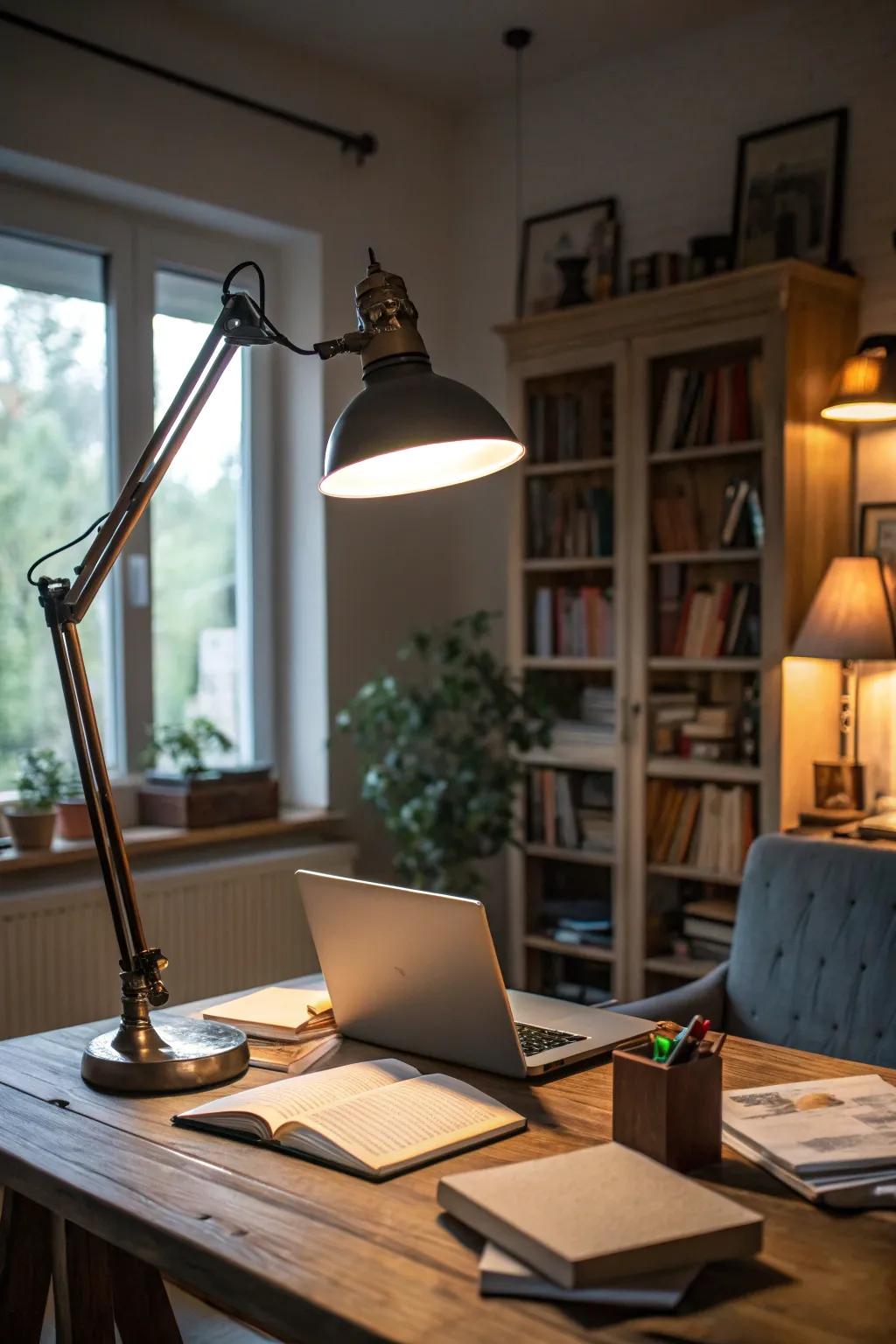 Creative lighting enhances your office atmosphere.